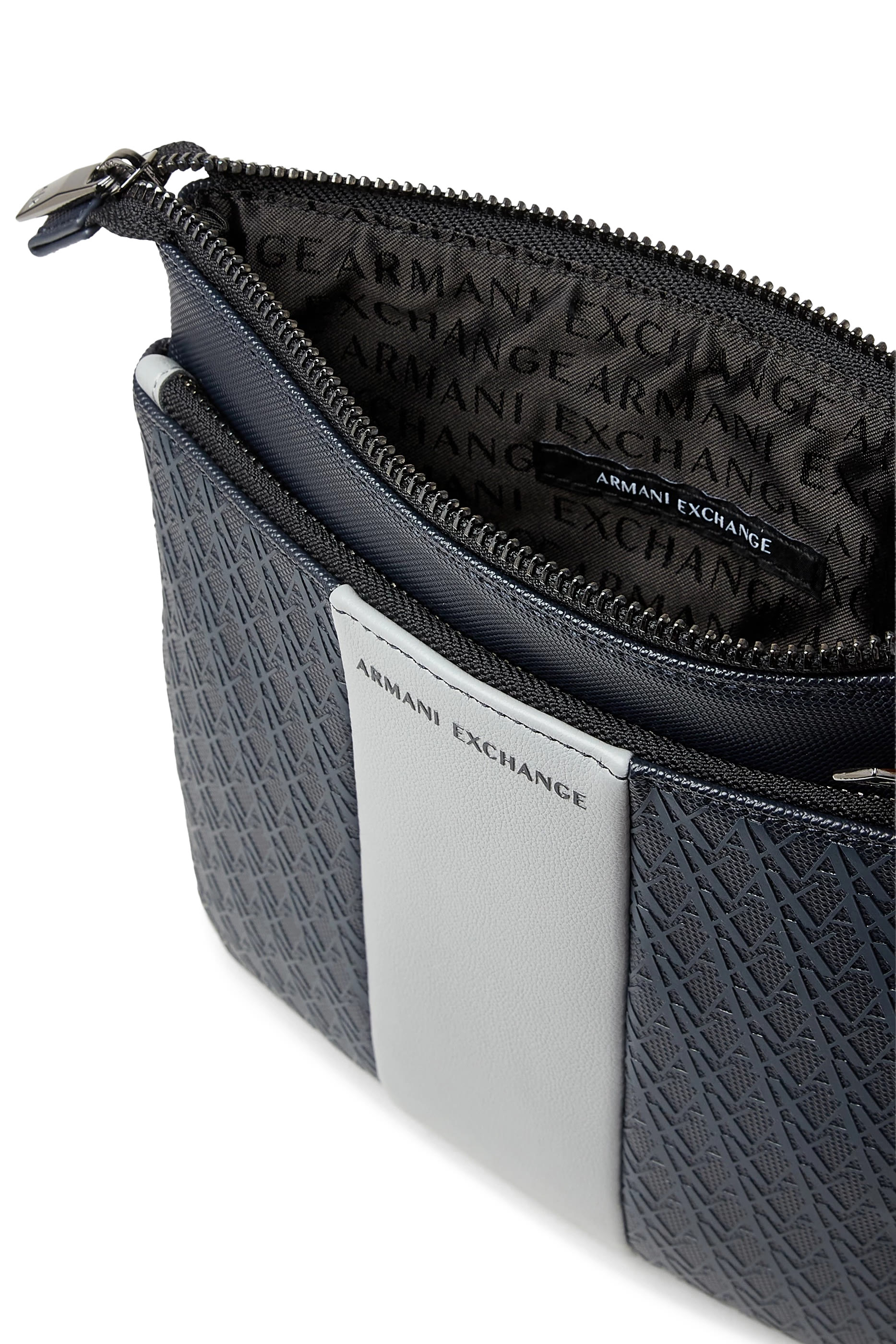 Logo Flat Crossbody Messenger Bag