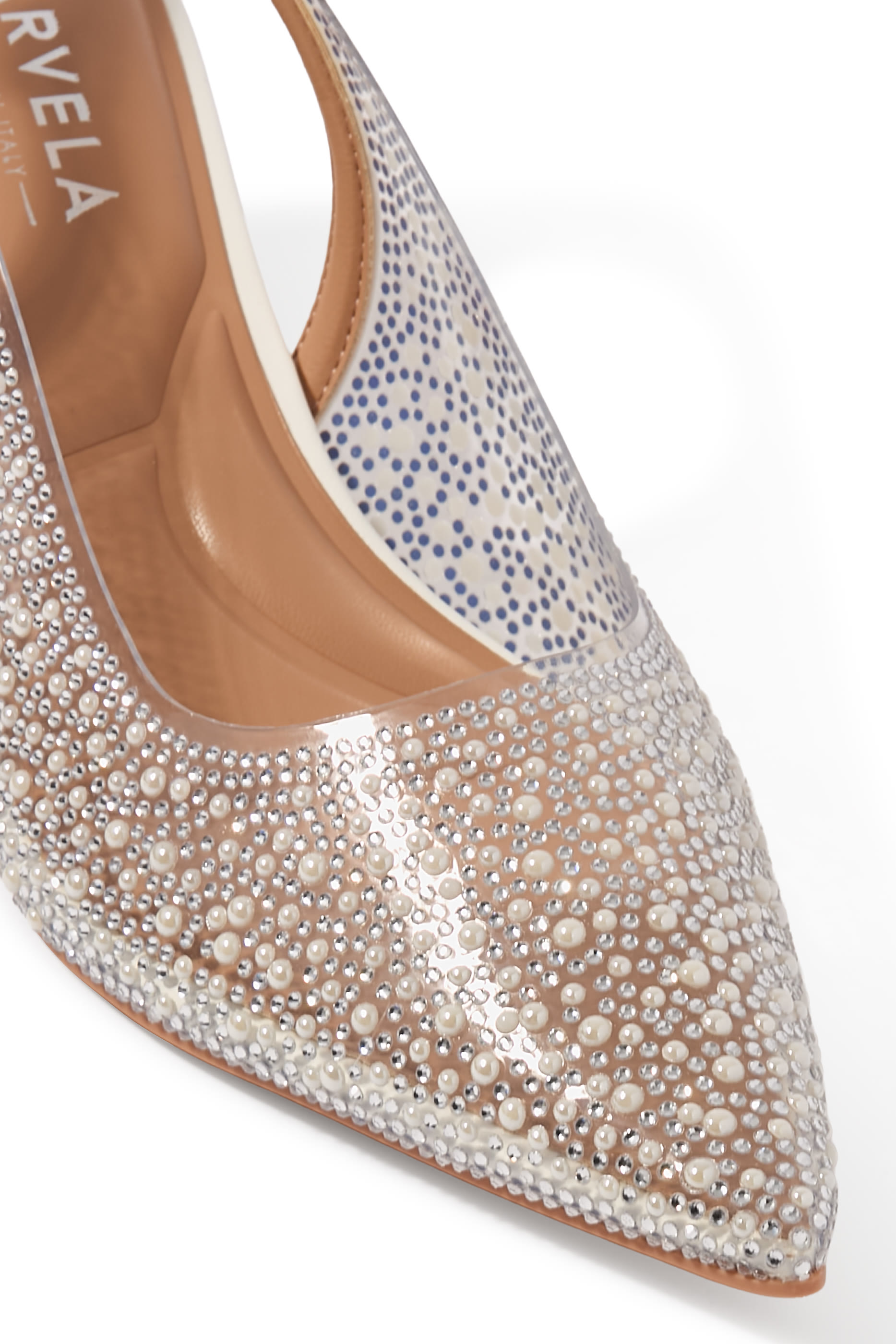 Positano 70 Pearl Slingback Sandals