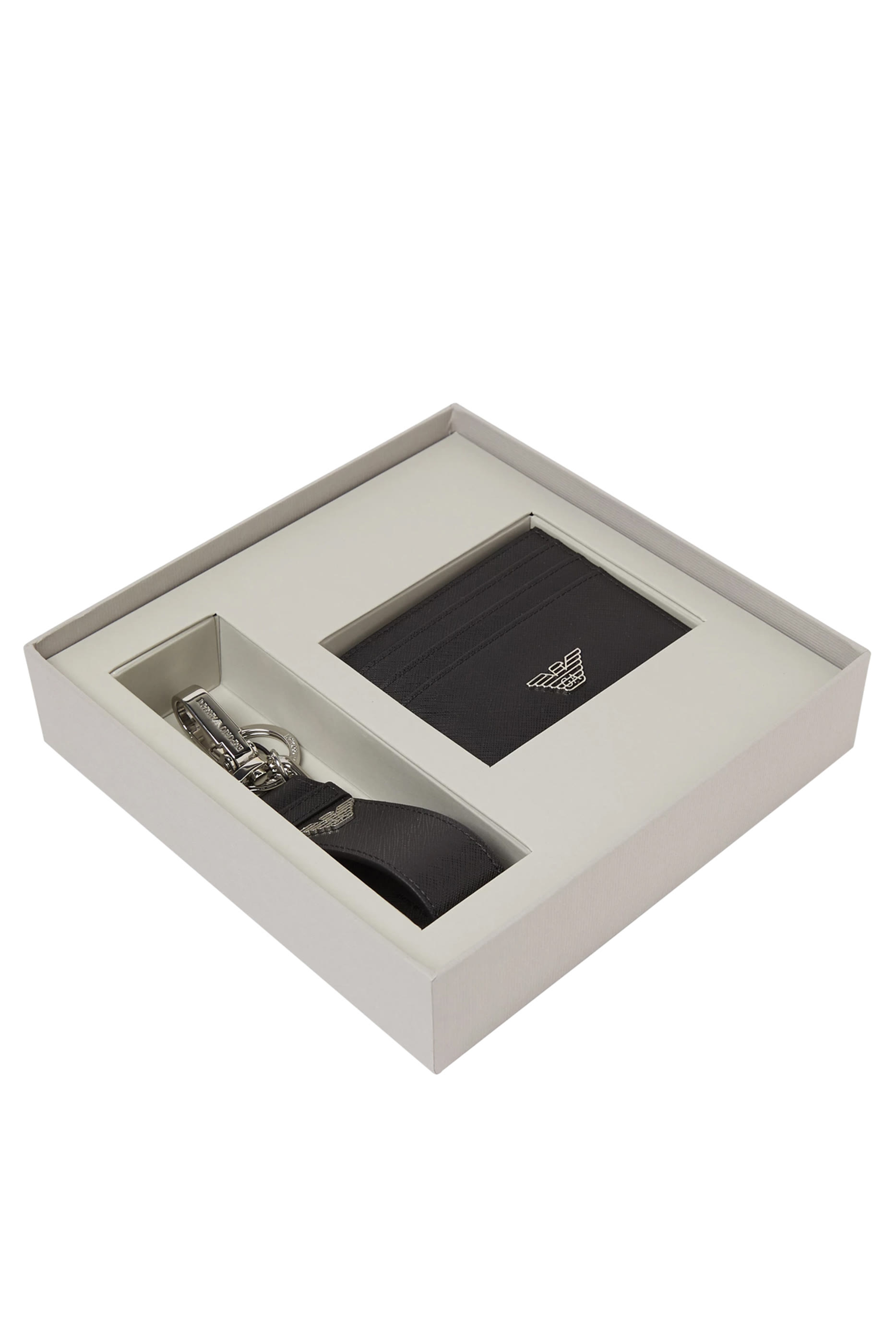 Logo Card Holder and Key Ring Gift Set