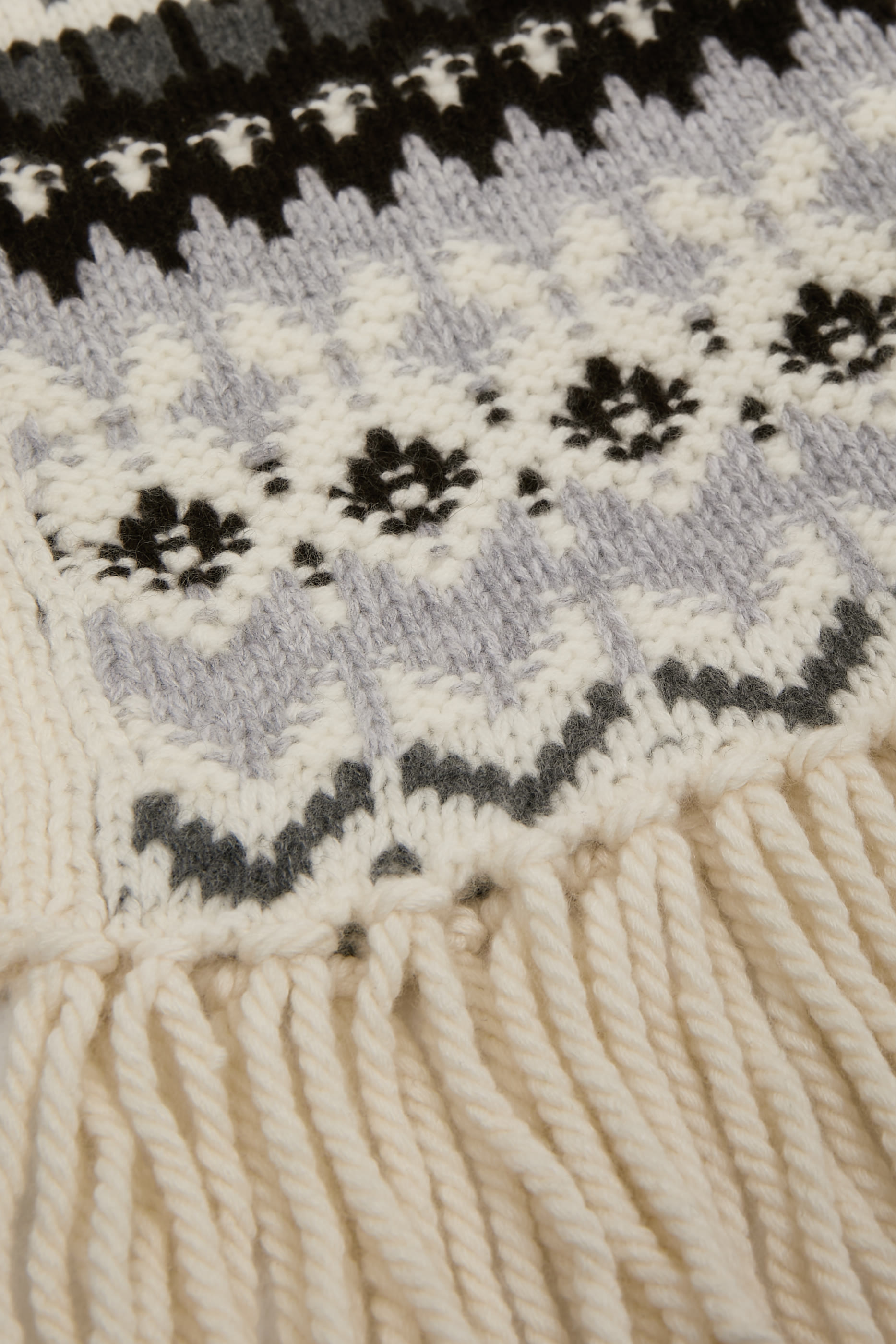 Frostine Fringed Scarf