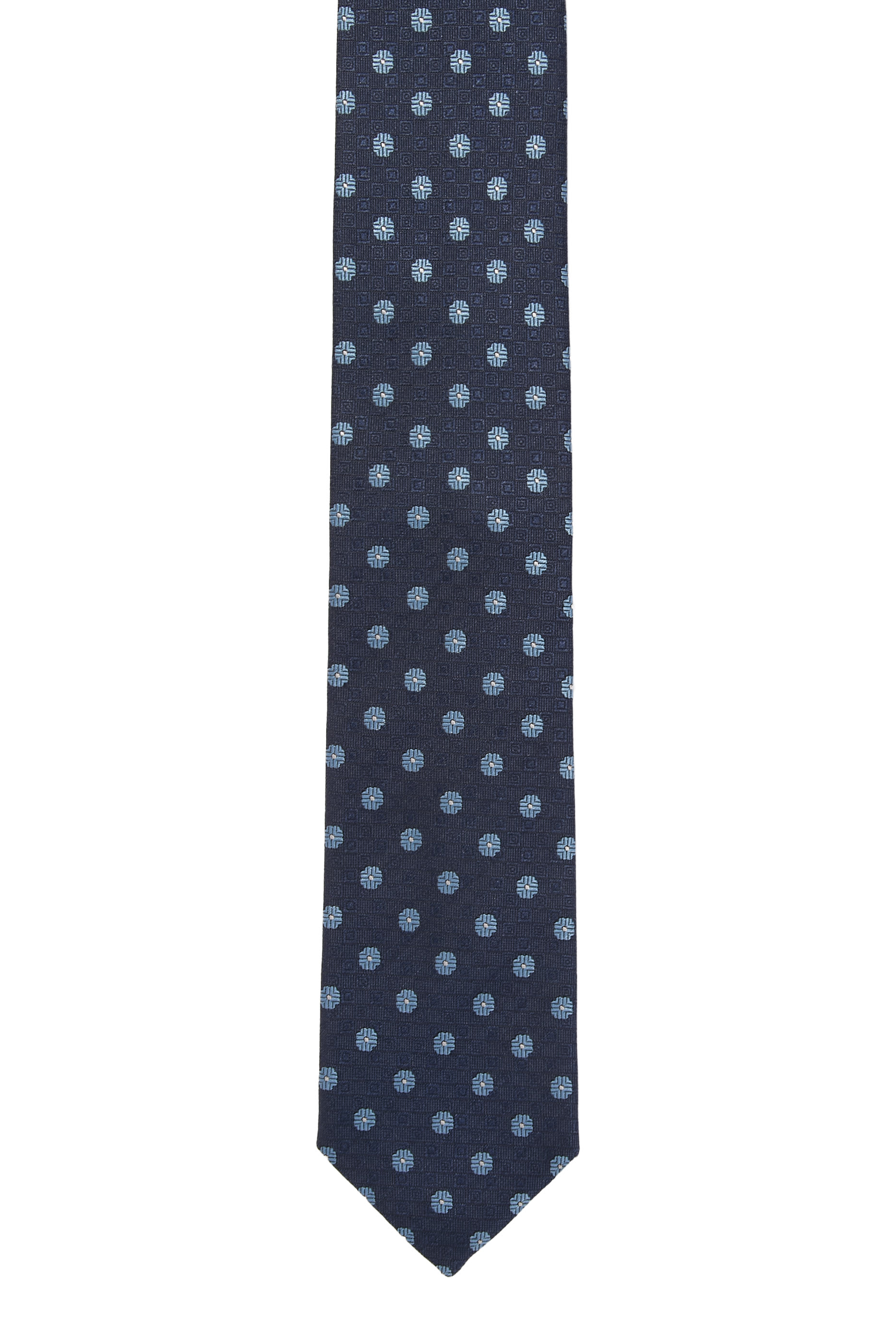 Floral Woven Shantung Silk Tie