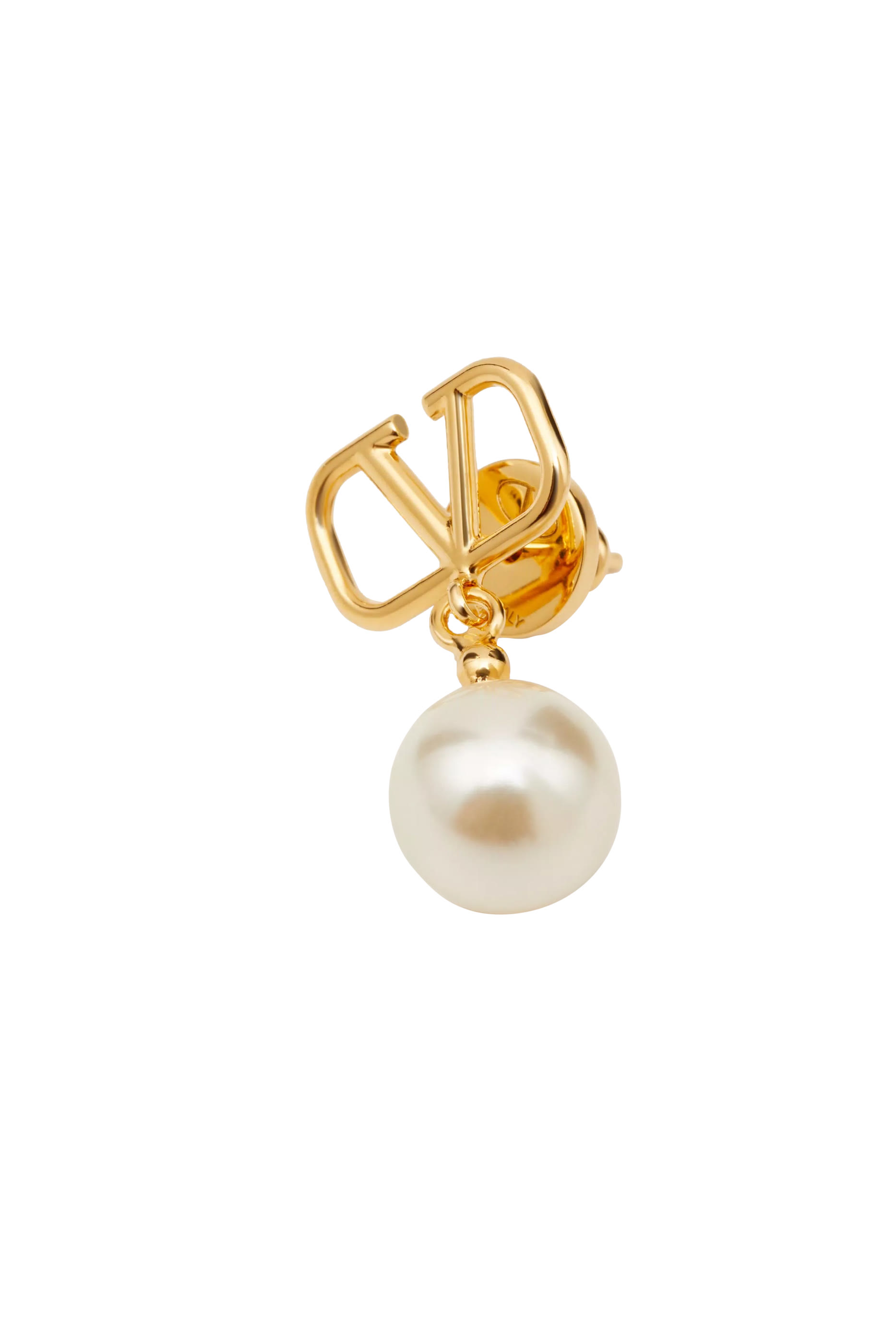 VLogo Signature Earrings With Swarovski® Pearls 