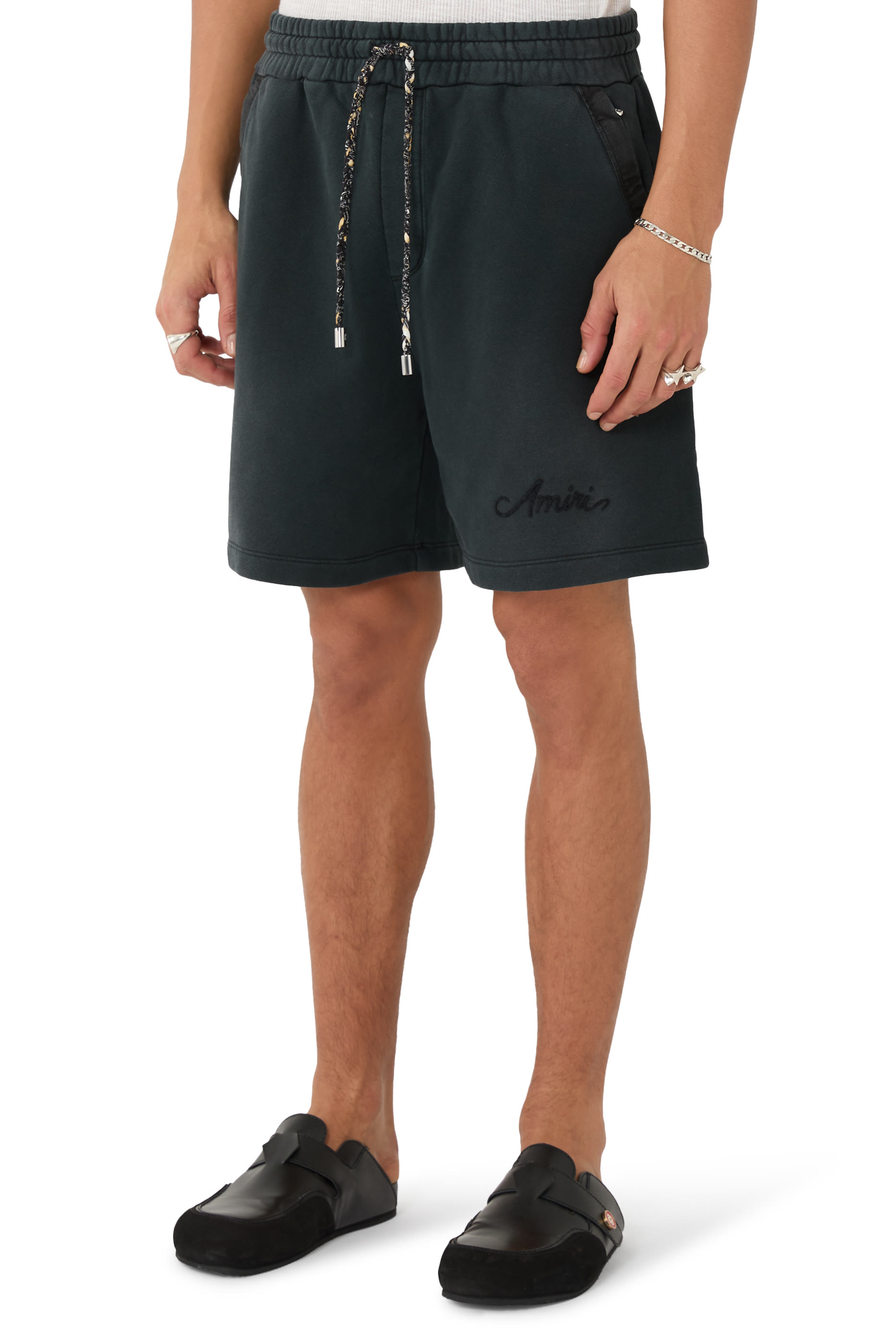 Bleach Bandana Cotton Shorts