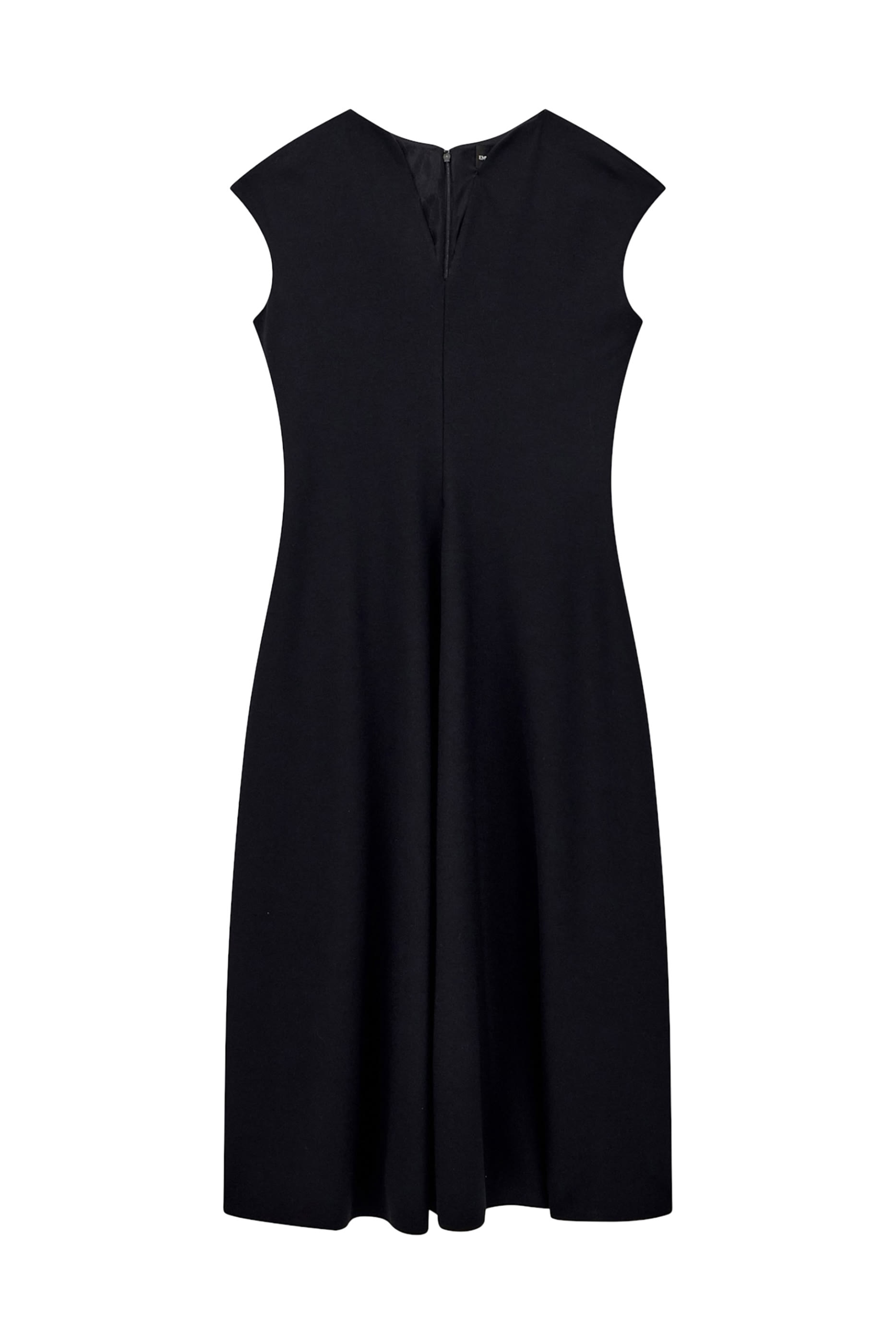 V-Neck Sleeveless A-Line Dress