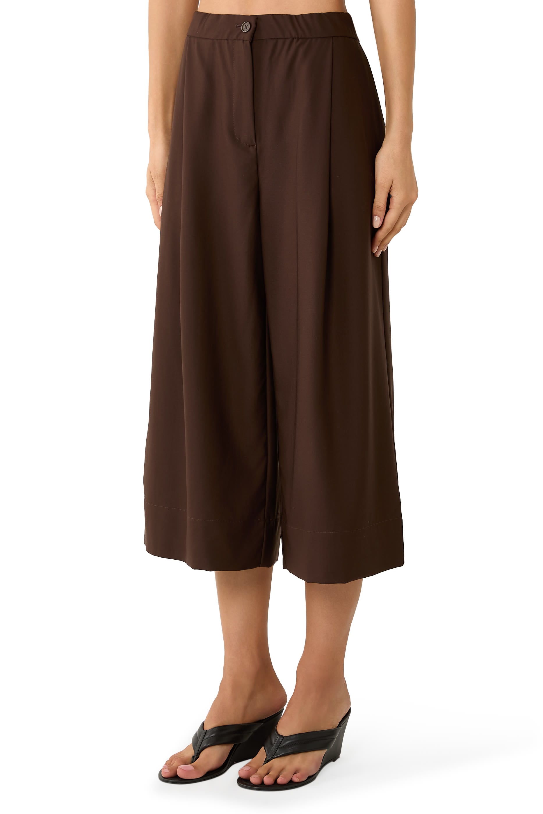  Seasonless Wool Pleated Culotte