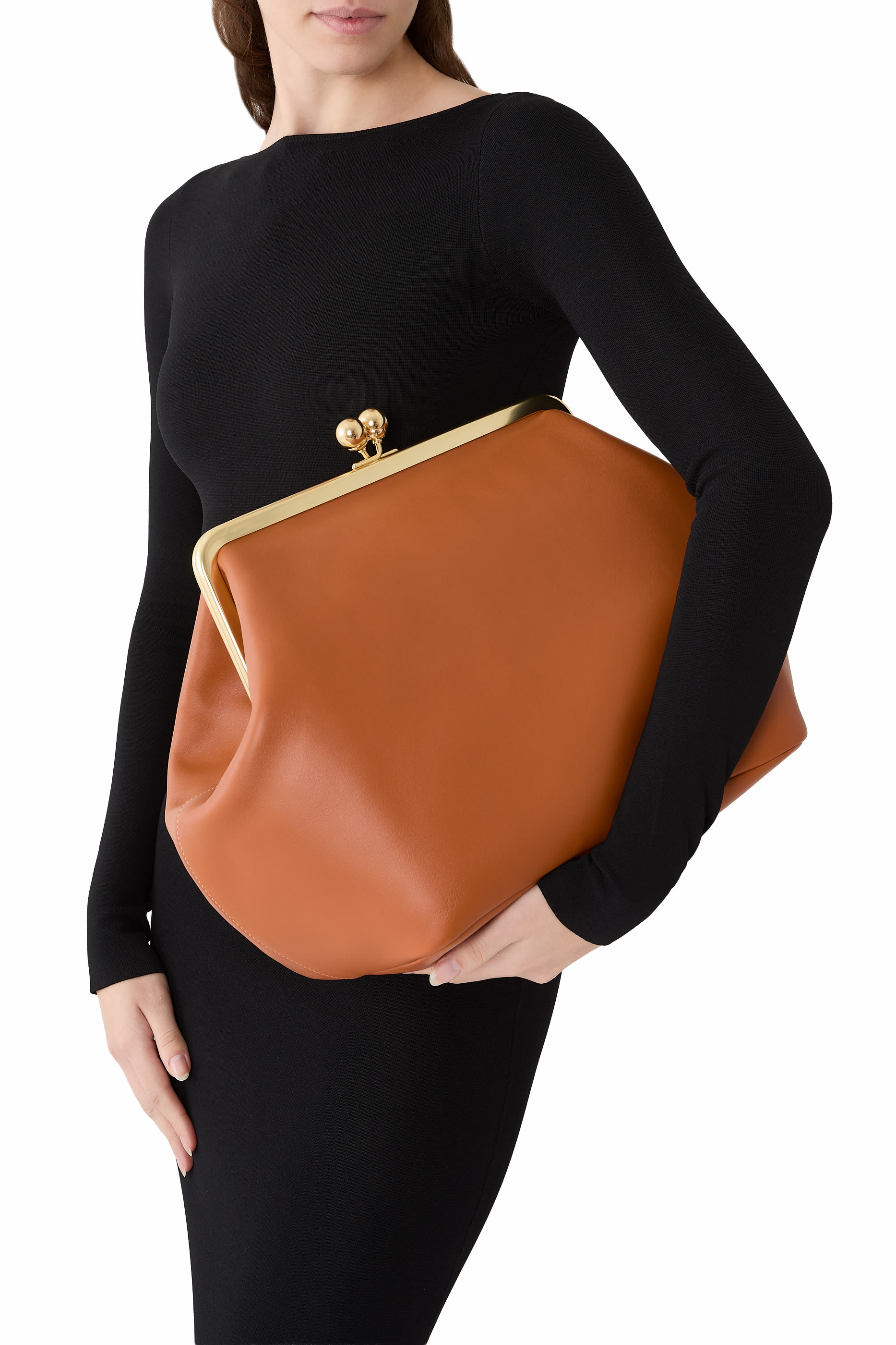 Large Kisslock Frame Bag 