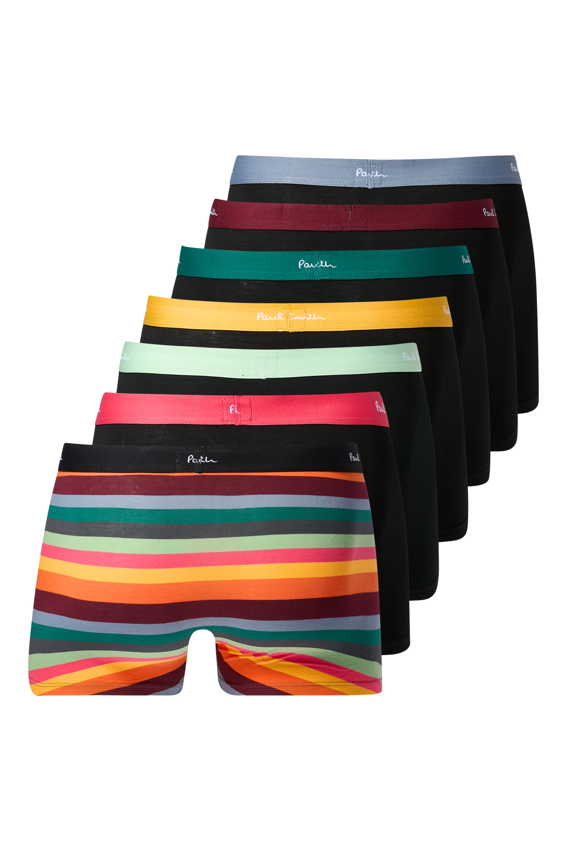 7-Pack Artist Stripe Mixed Boxer Briefs