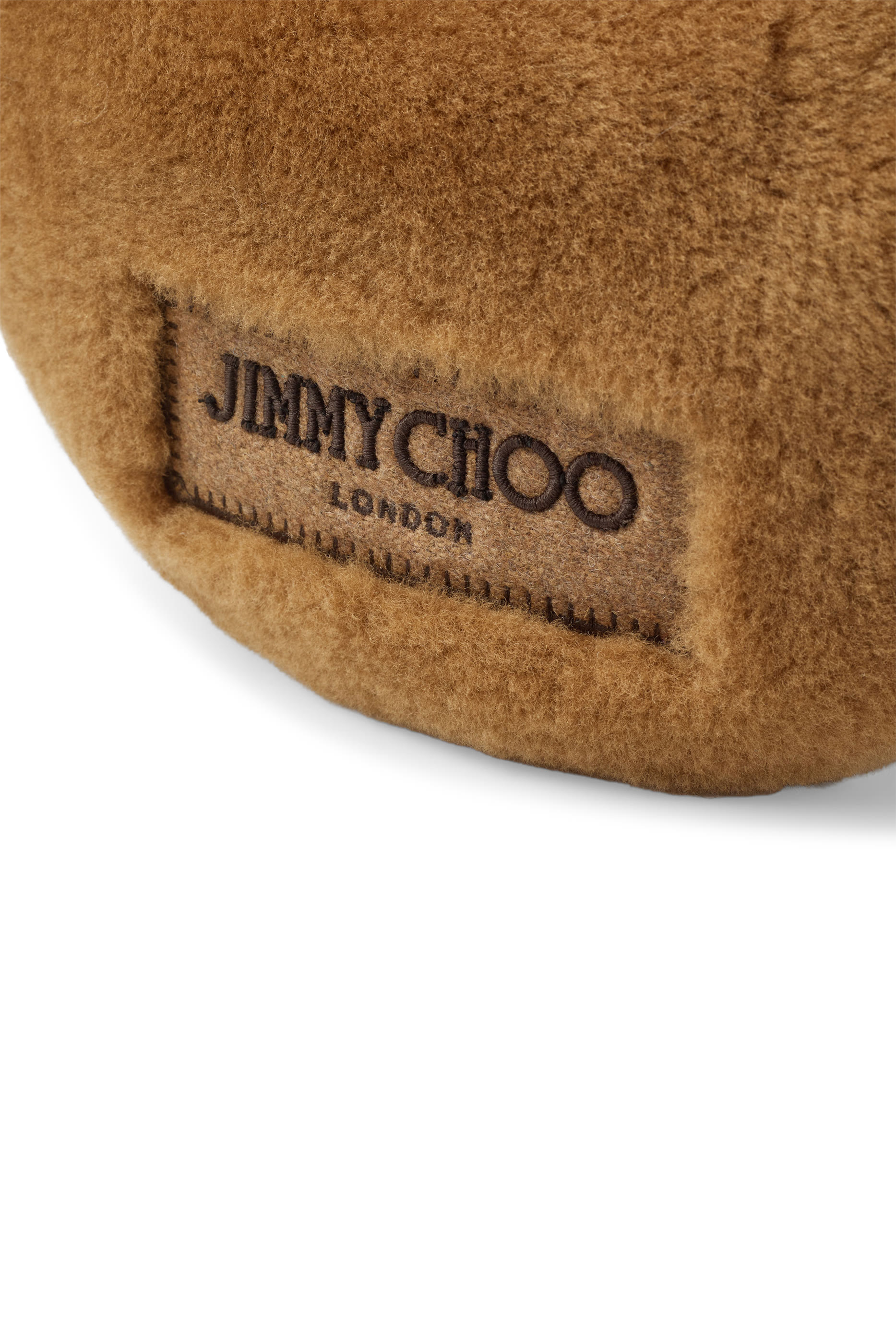 Pom Pom-Details Winter Hobo Bag
