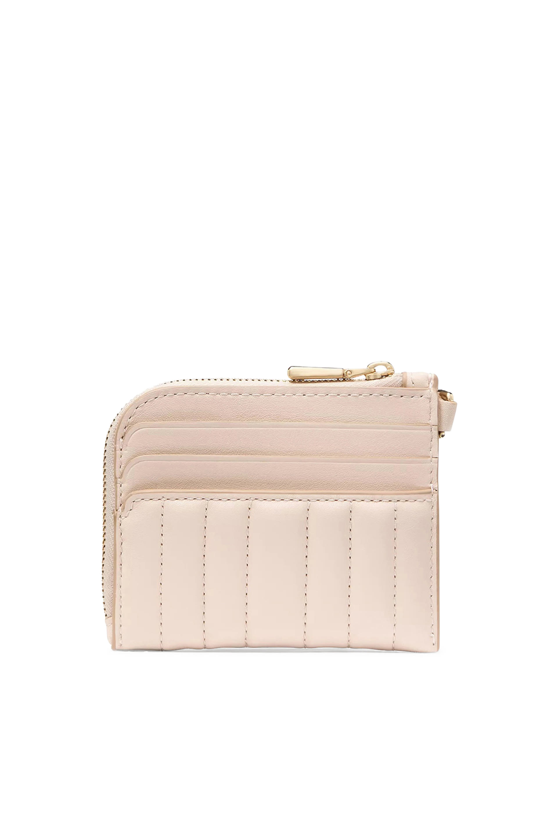 Deco Quilted Coin Card Case Wristlet 