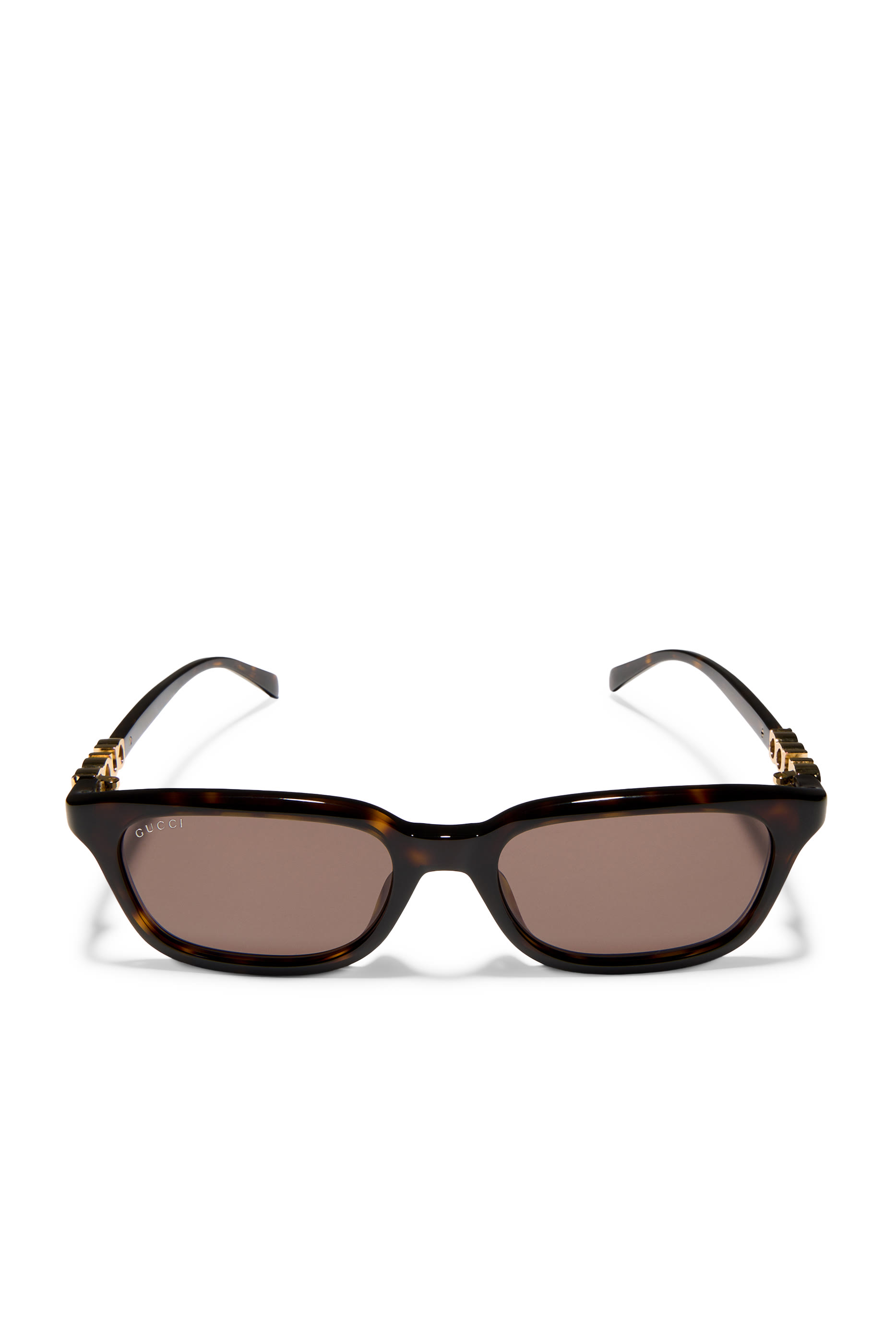 Rectangular-Frame Sunglasses