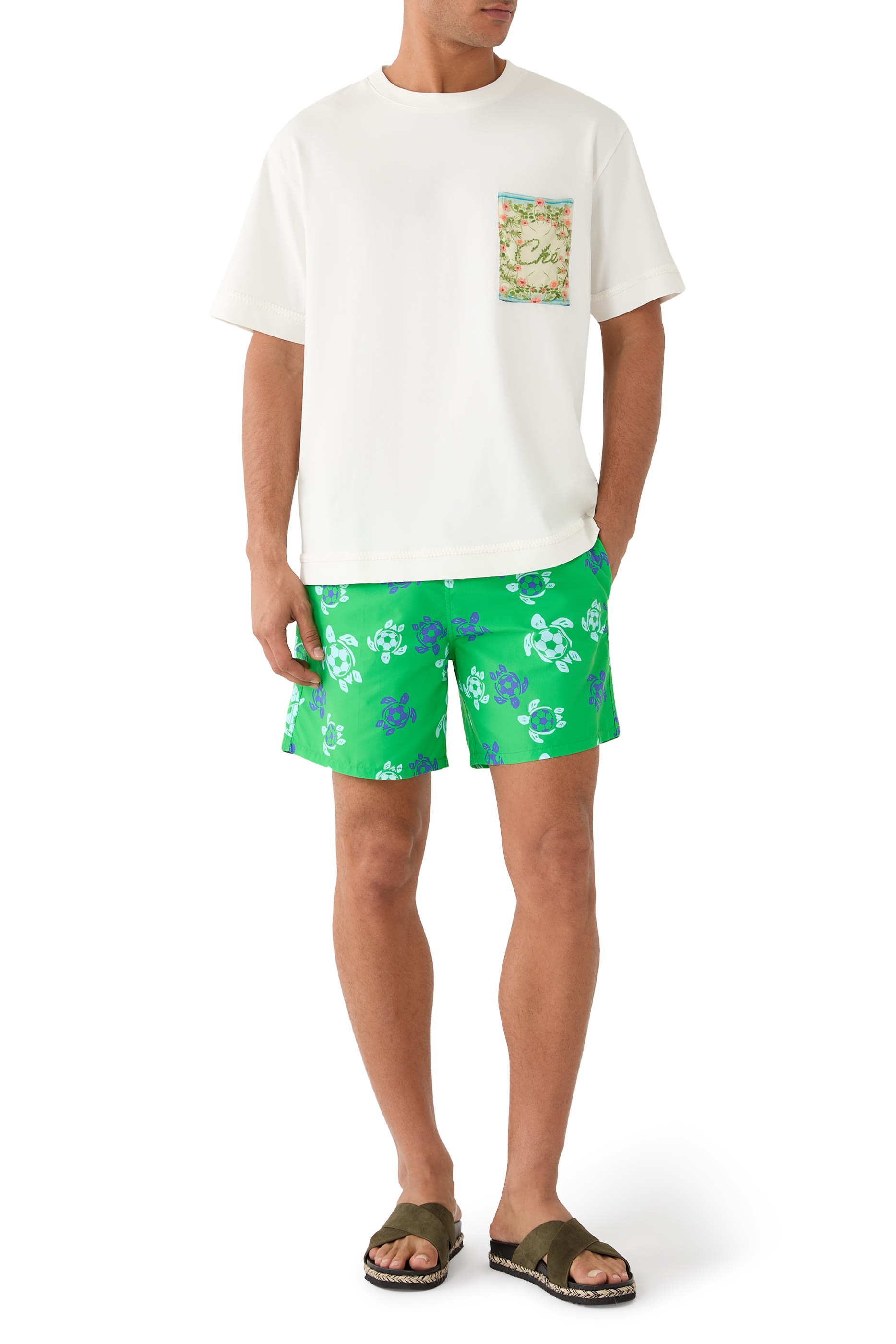 Soccer Turtles Swim Shorts