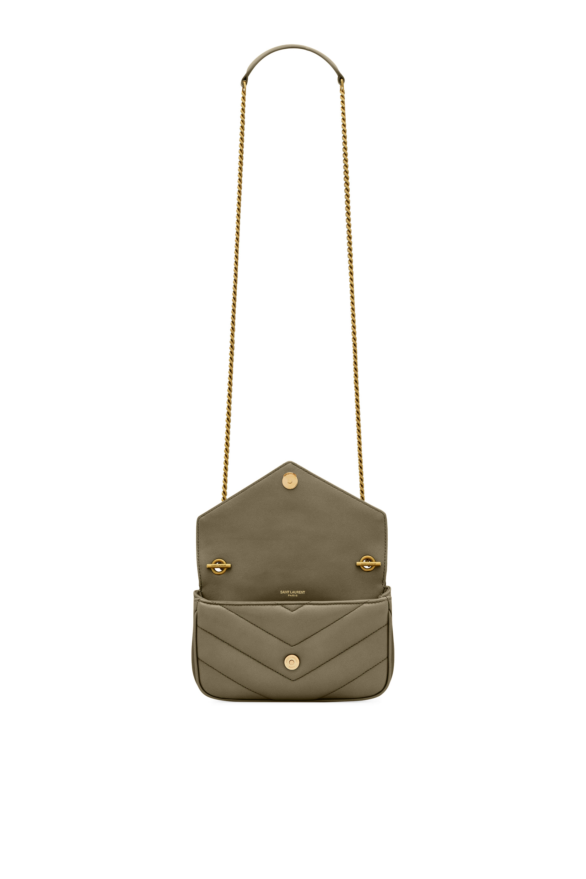 Loulou Mini Chain Bag in Lambskin