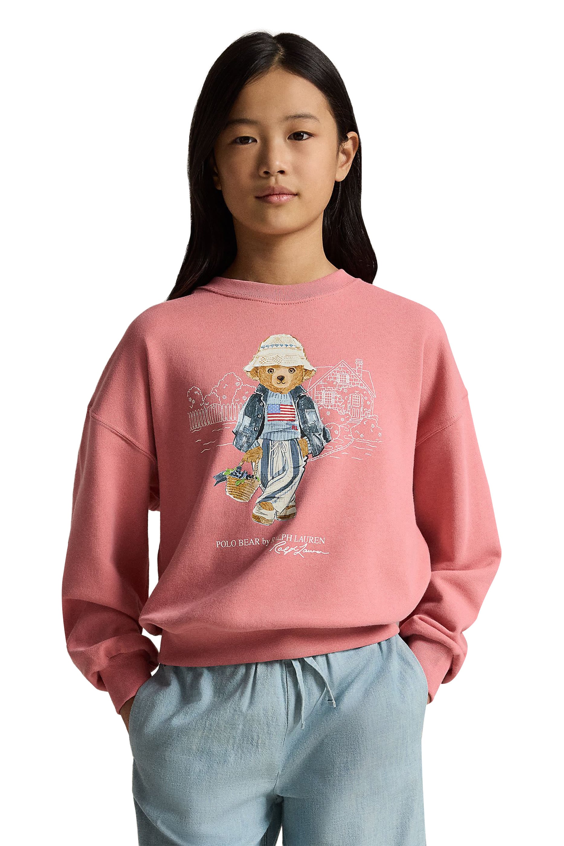 Kids Polo Bear Terry Sweatshirt