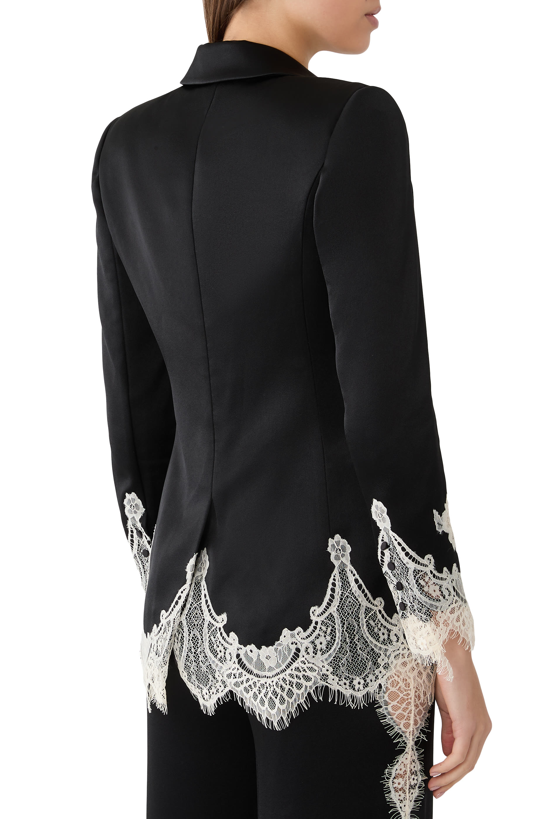 Breann Lace Fitted Blazer