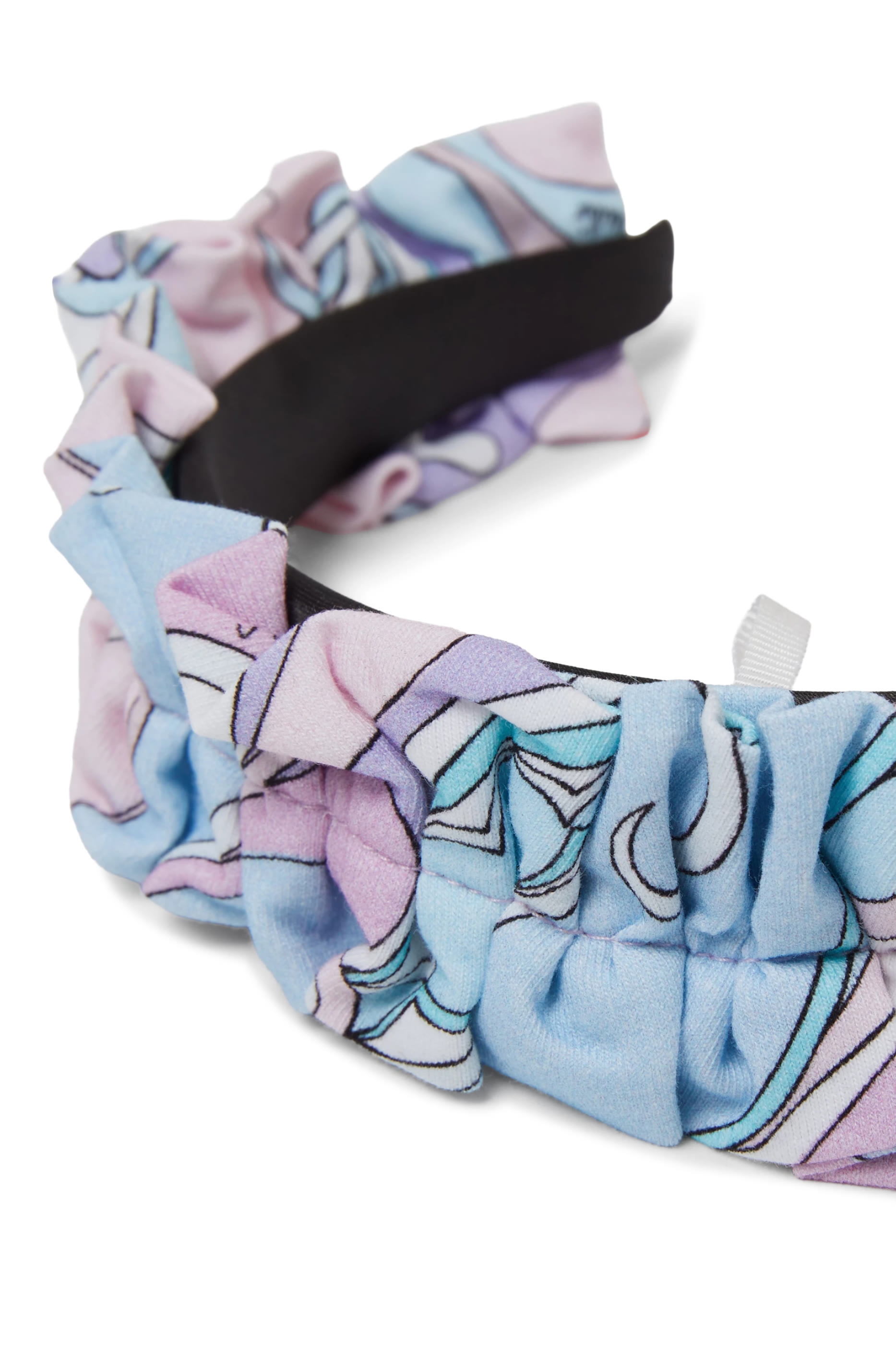 Kids Ruffle-Detail Printed Headband