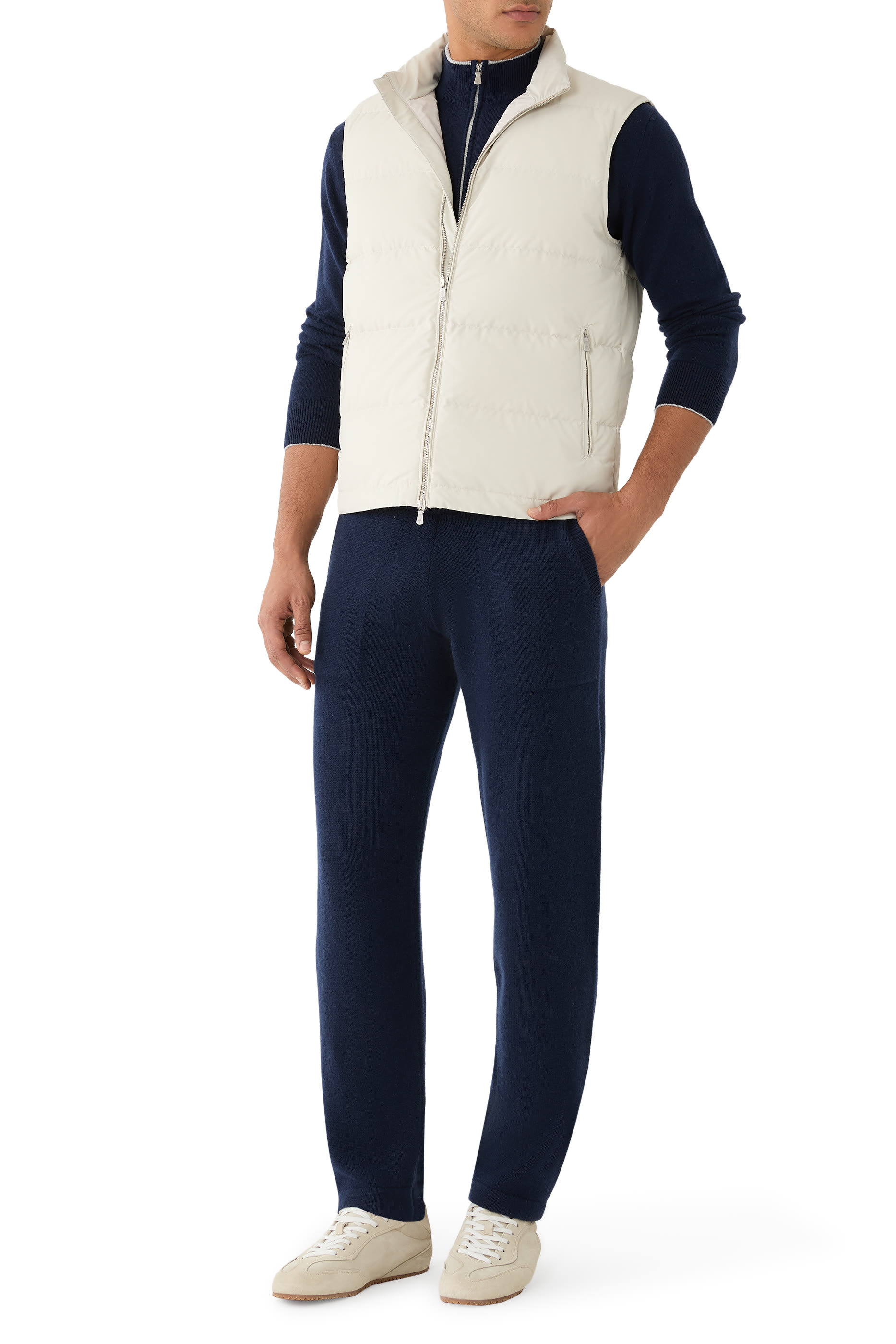 Zip Quilted Gilet