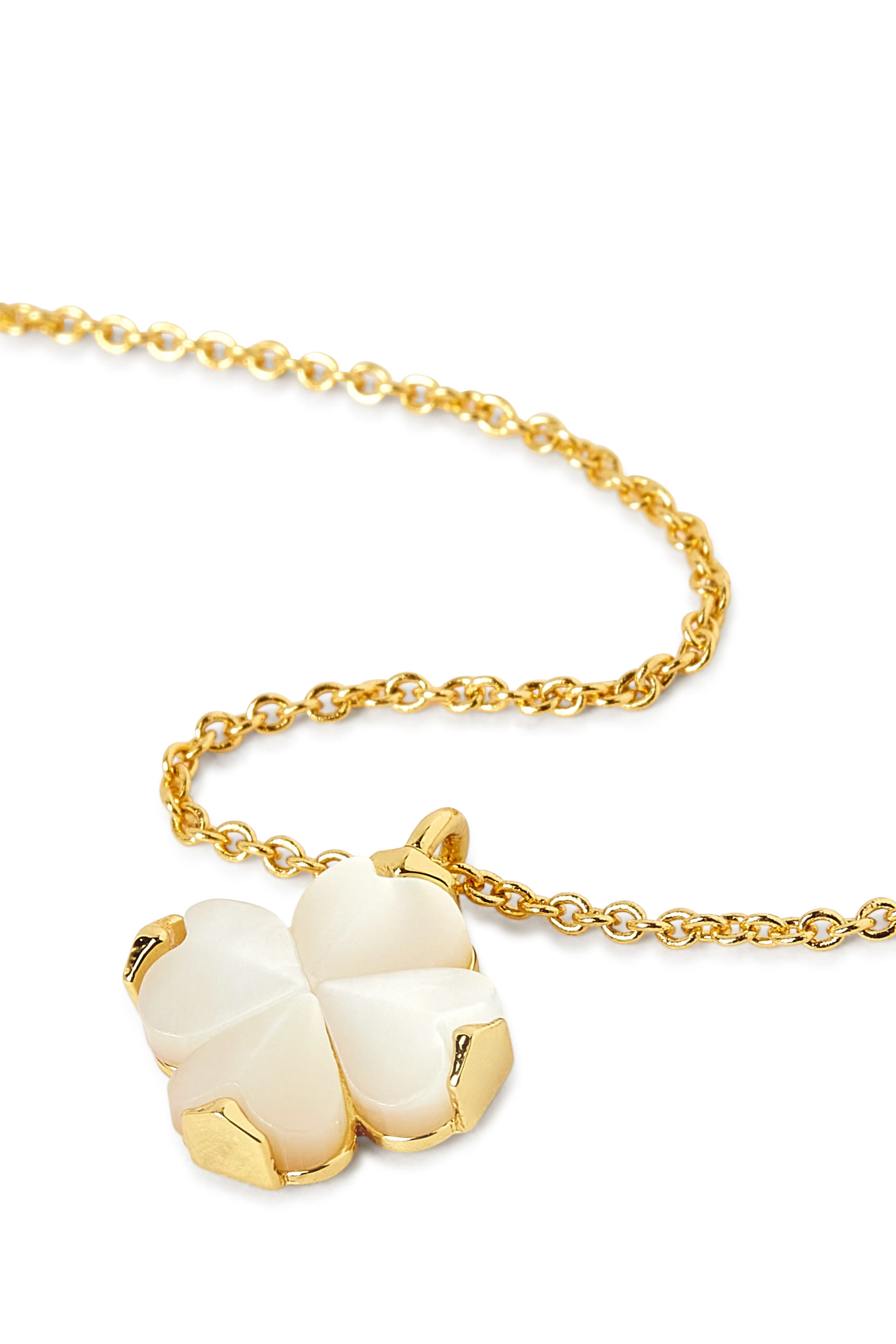 Spade Flower Mini Pendant, Mother Of Pearl