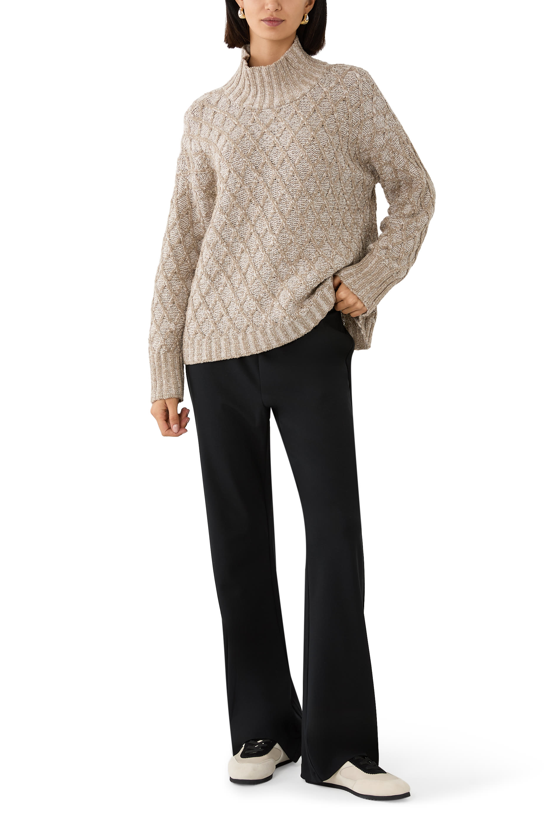 Boucle Fluff Turtleneck
