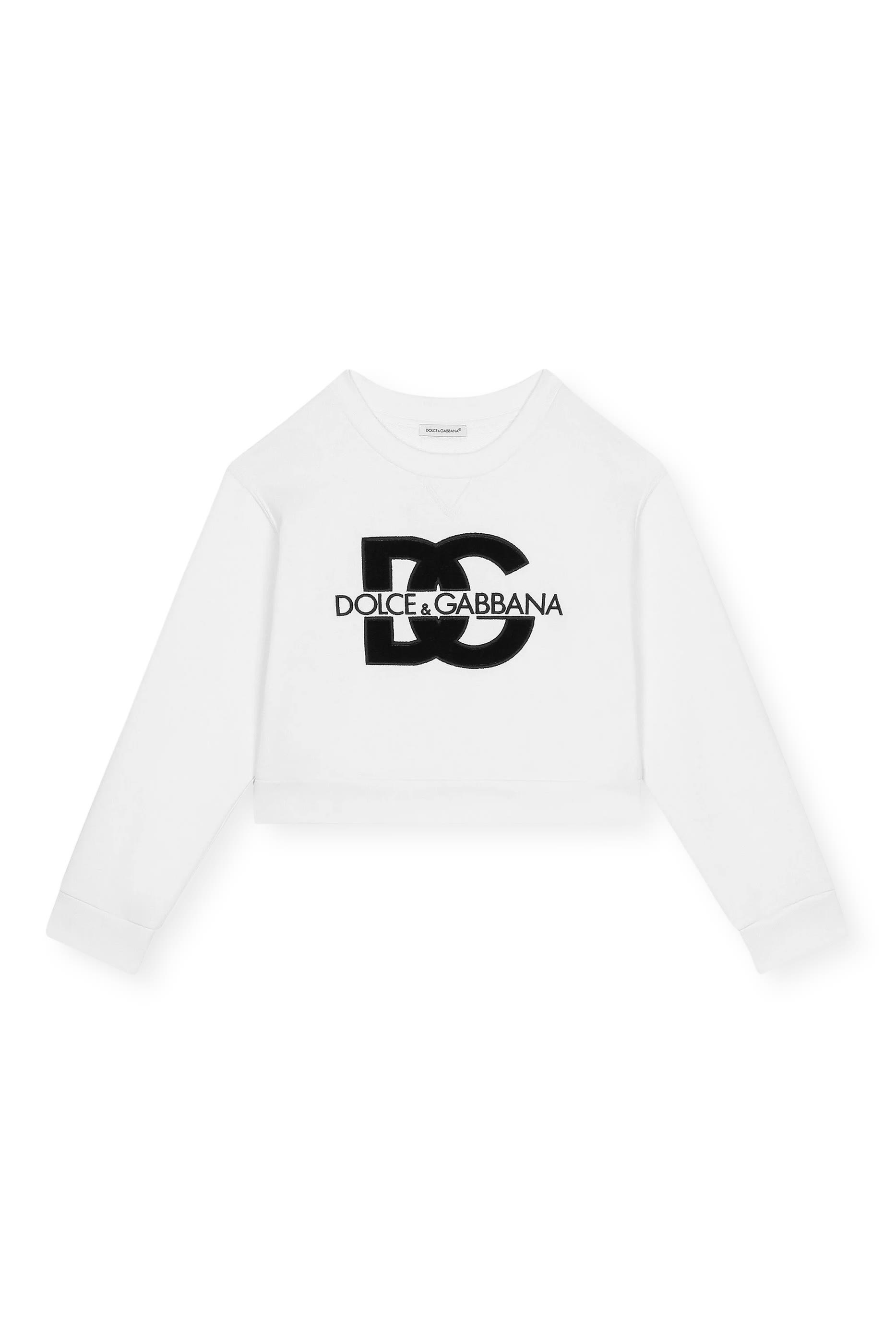 Kids Logo Cotton Jersey Sweatshirt 