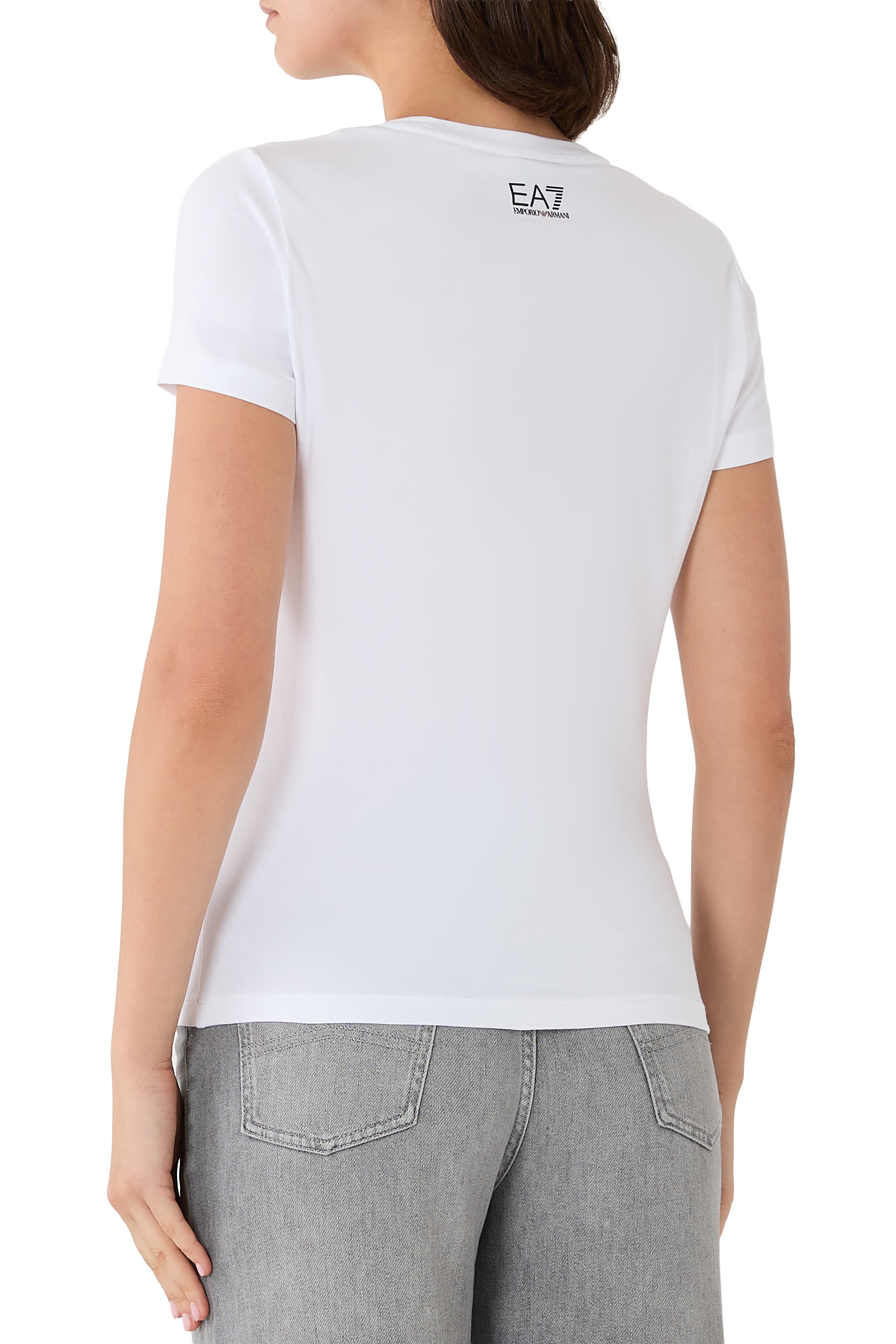 EA7 Metallic Logo T-Shirt
