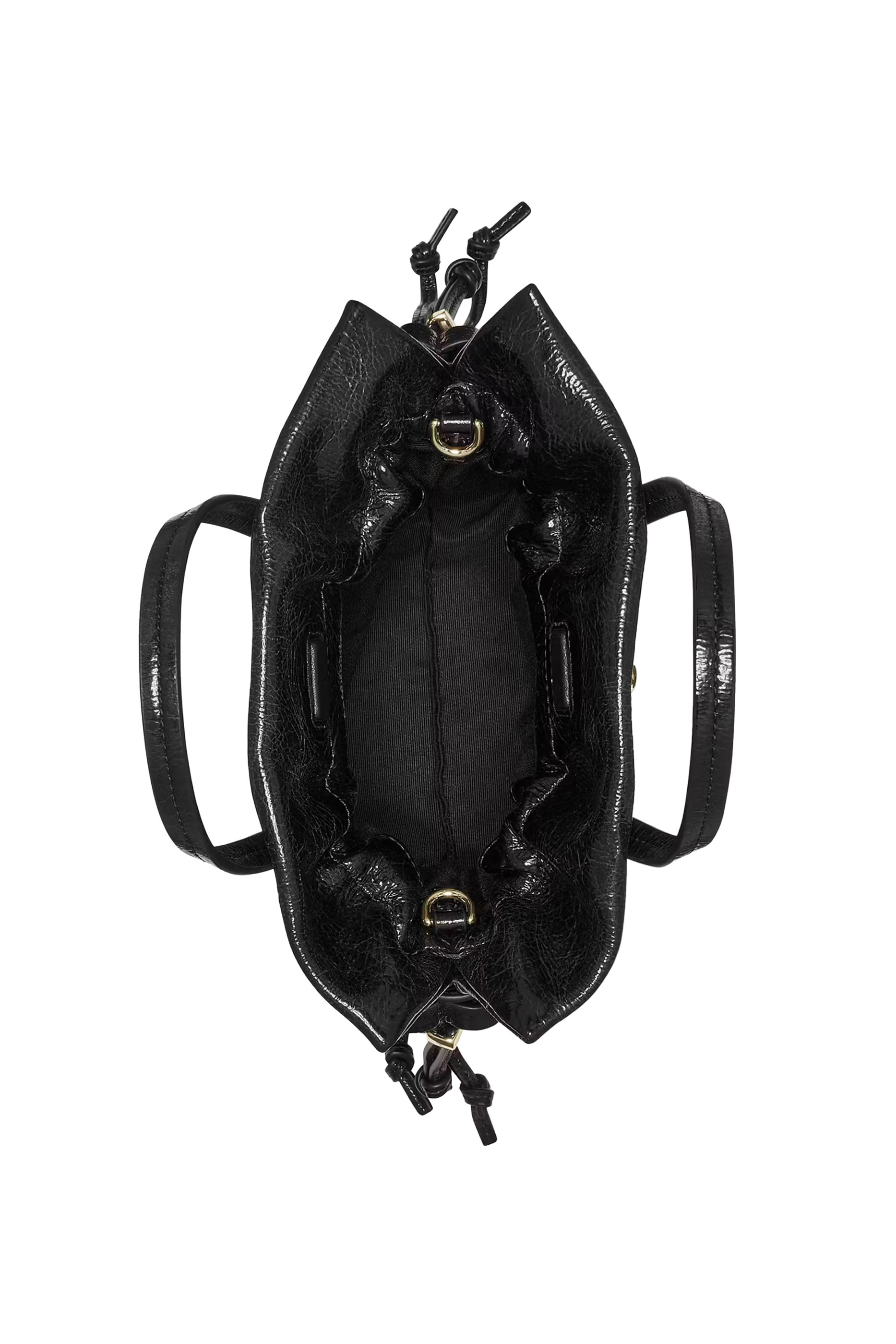  Rio Shiny Leather Mini Tote Bag