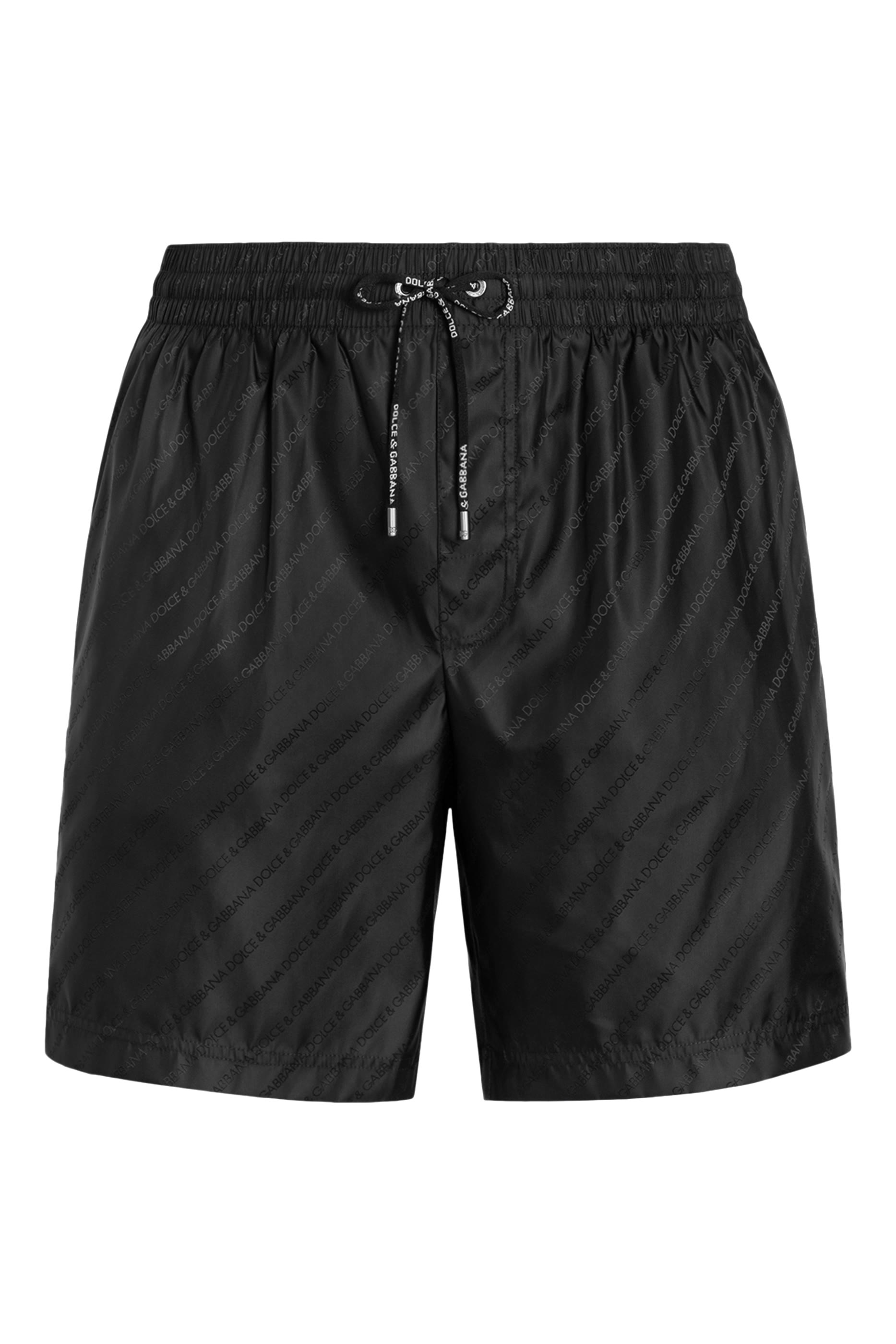  Medium Swim Boxer Shorts in Logo Jacquard 