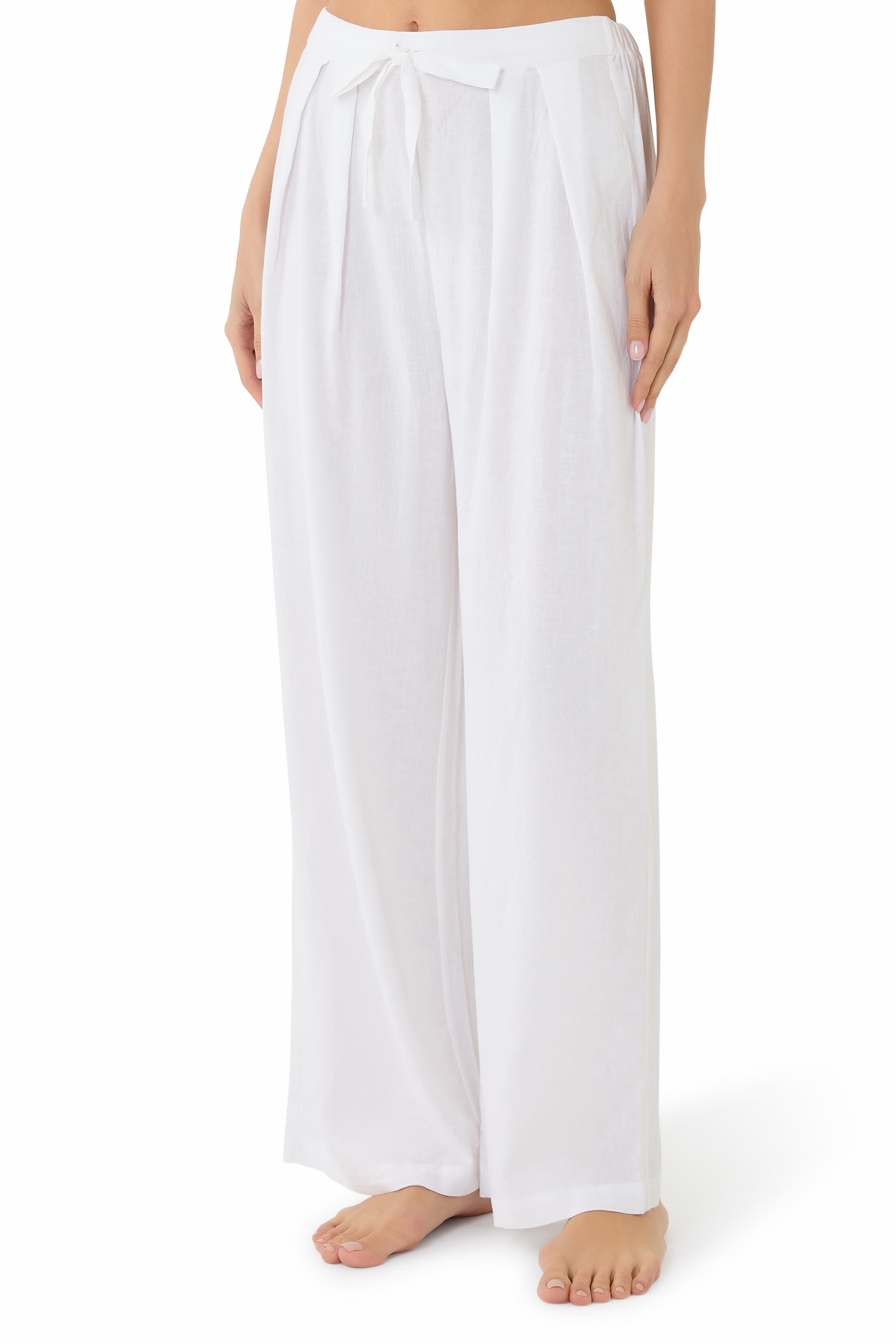 Linen Blend Relaxed Pant