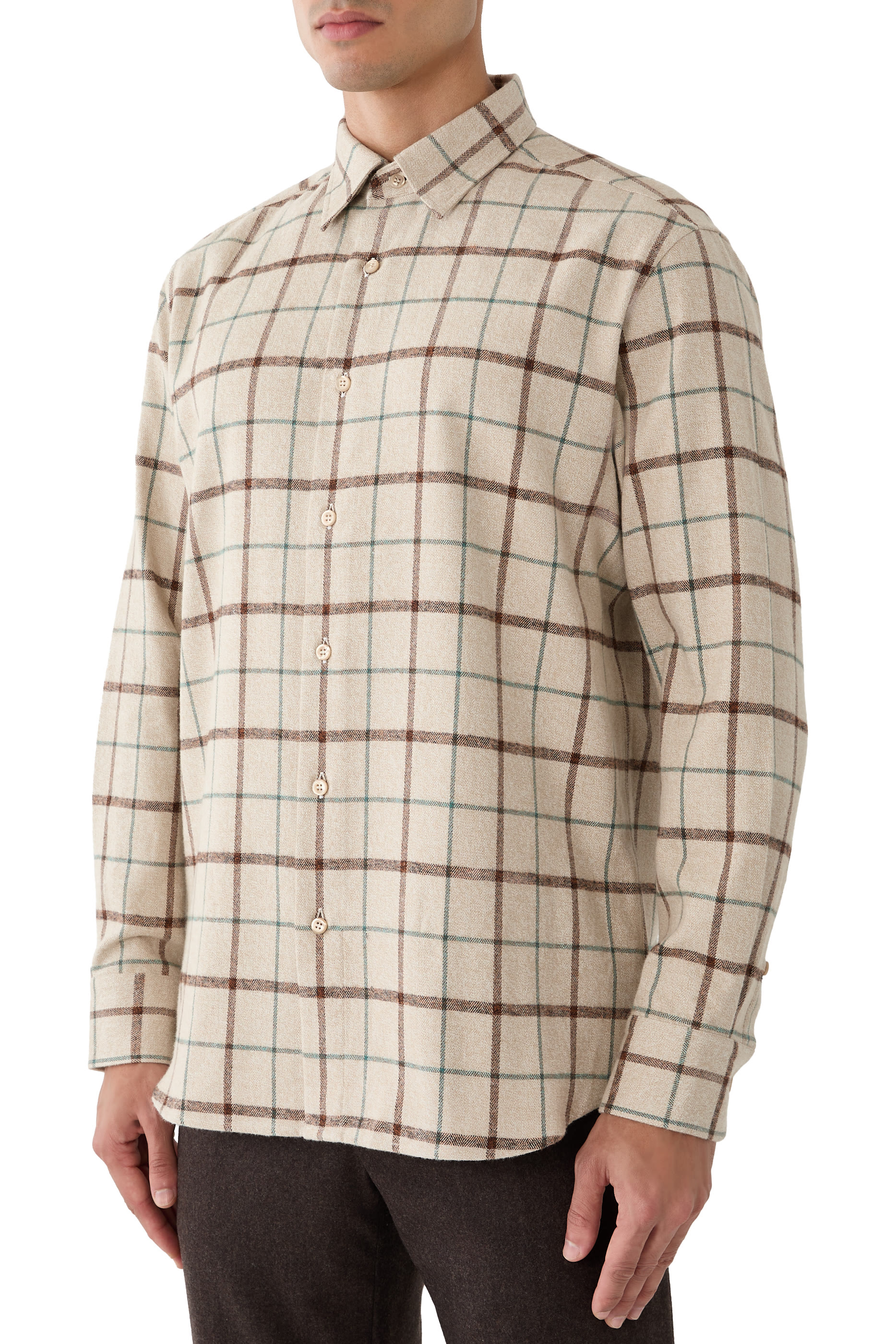 Checked Long Sleeves Shirt