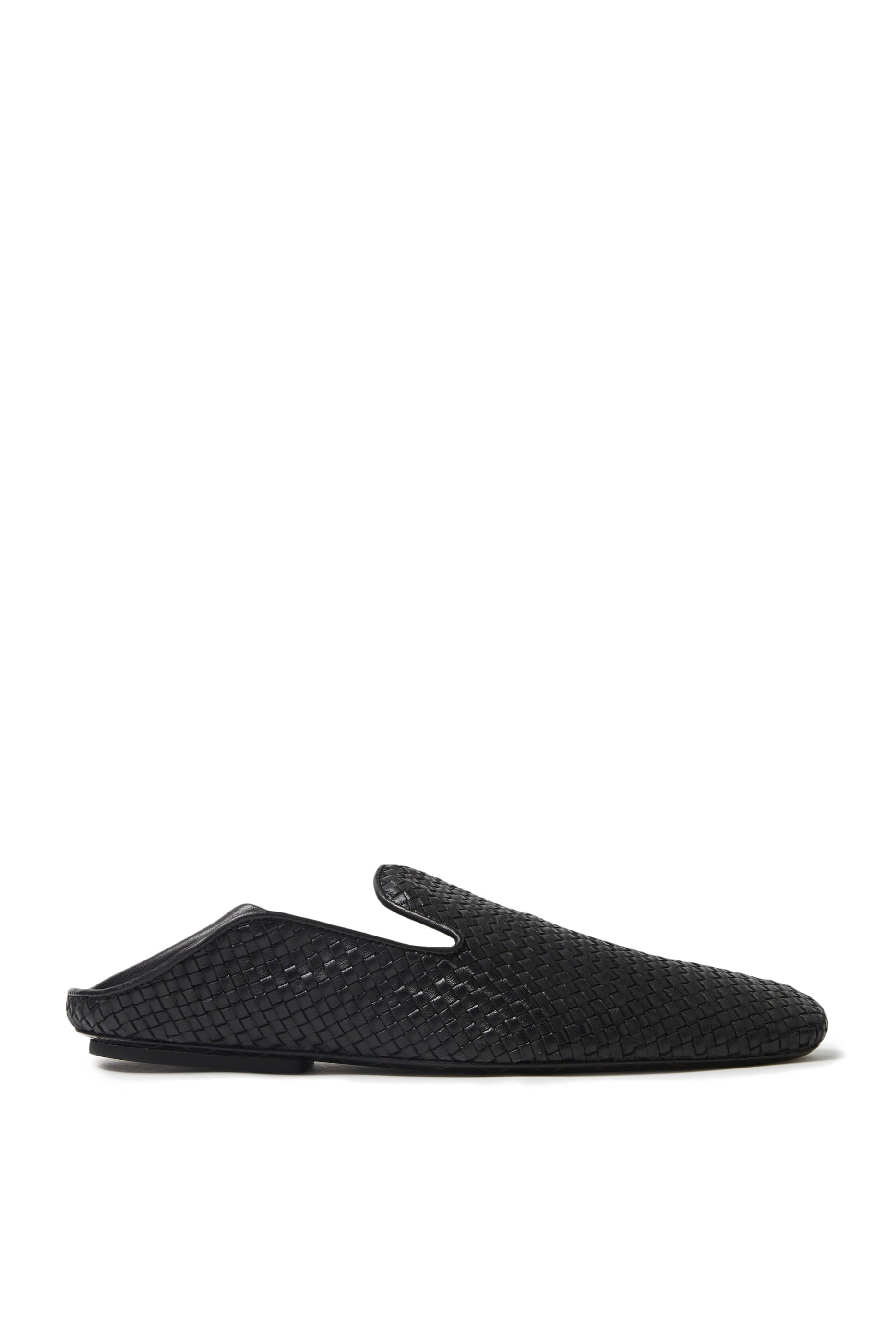 Adamo Slippers in Intrecciato Leather