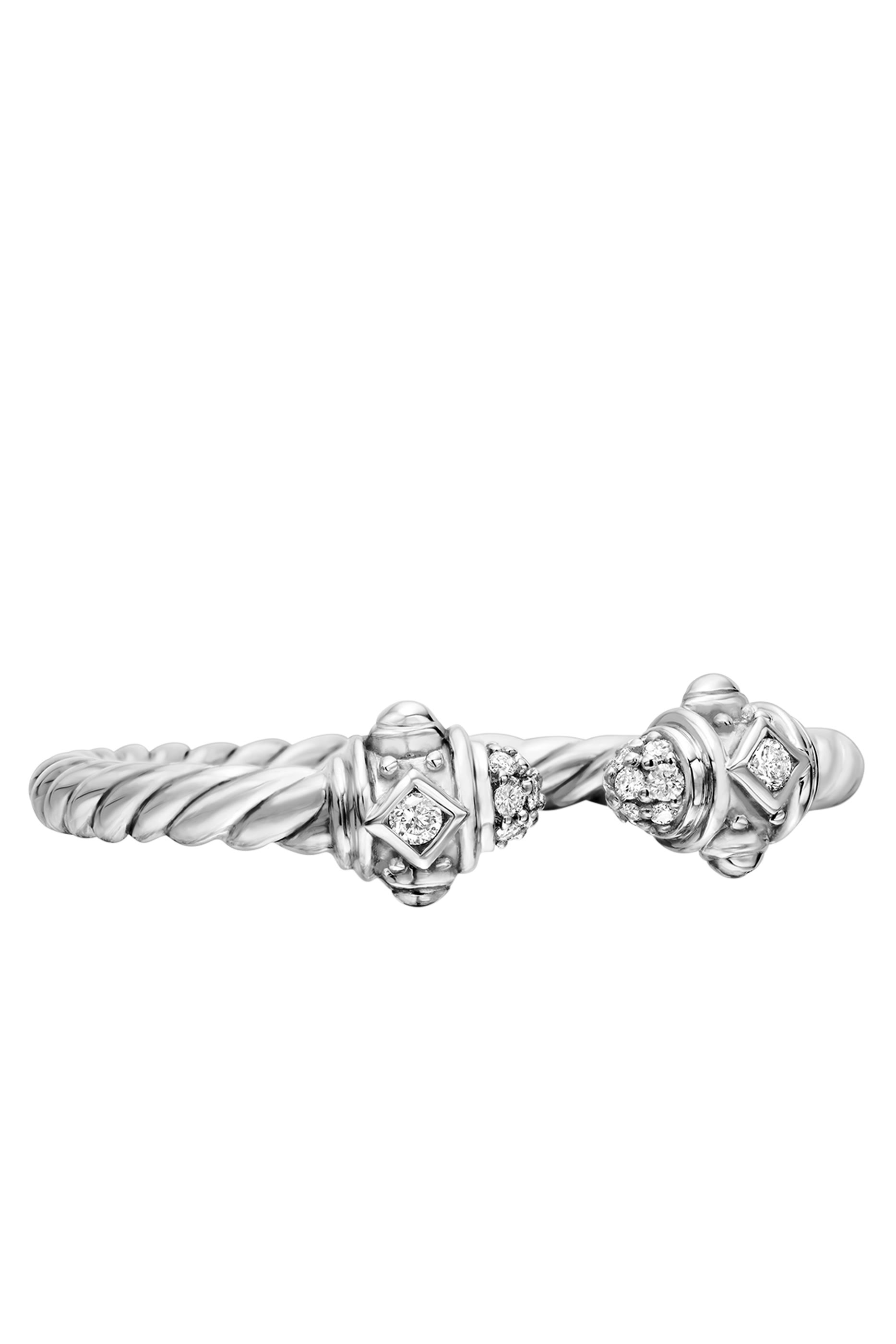 Renaissance Ring, 18K White Gold with Diamonds 