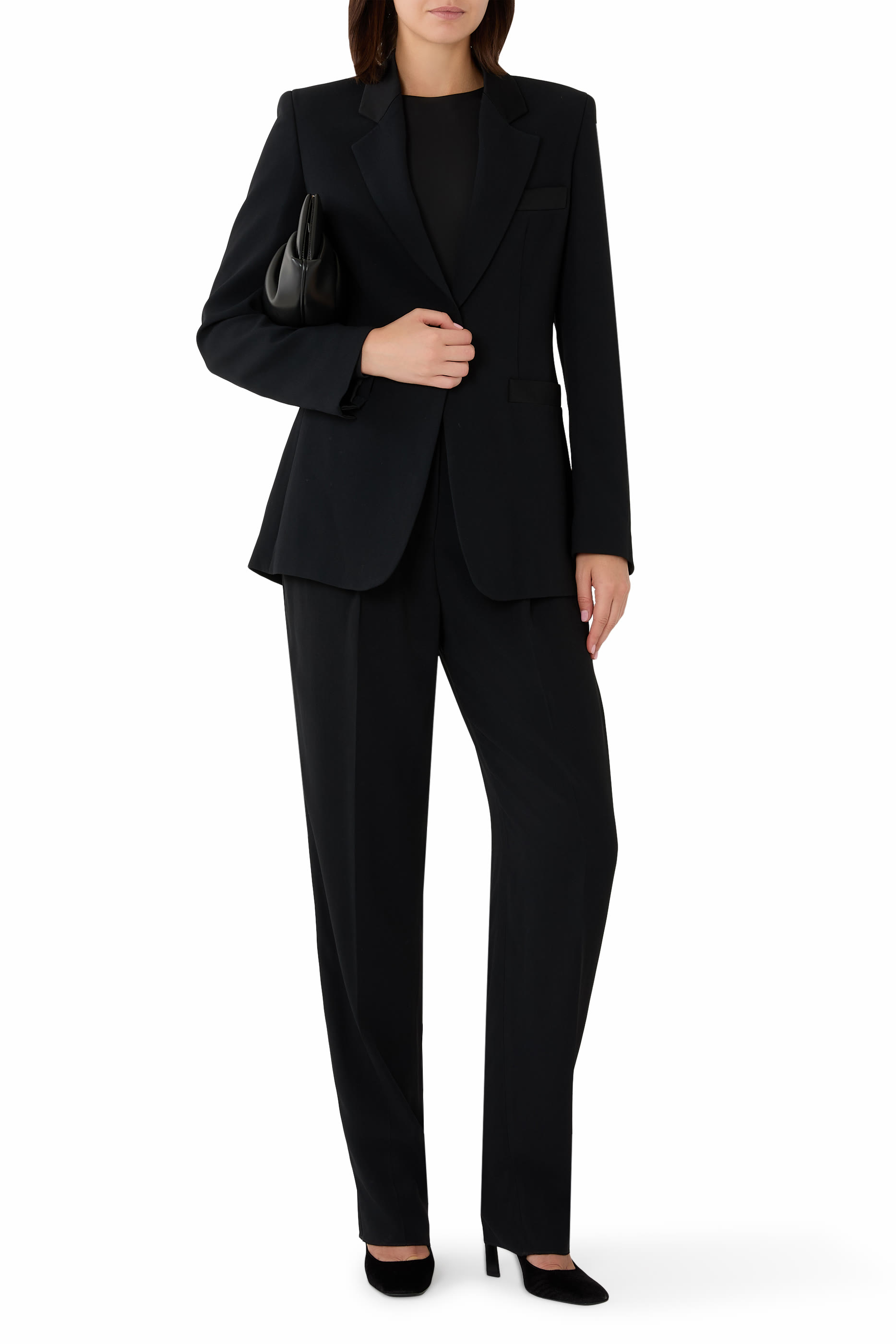 Side Satin Stripe Trousers