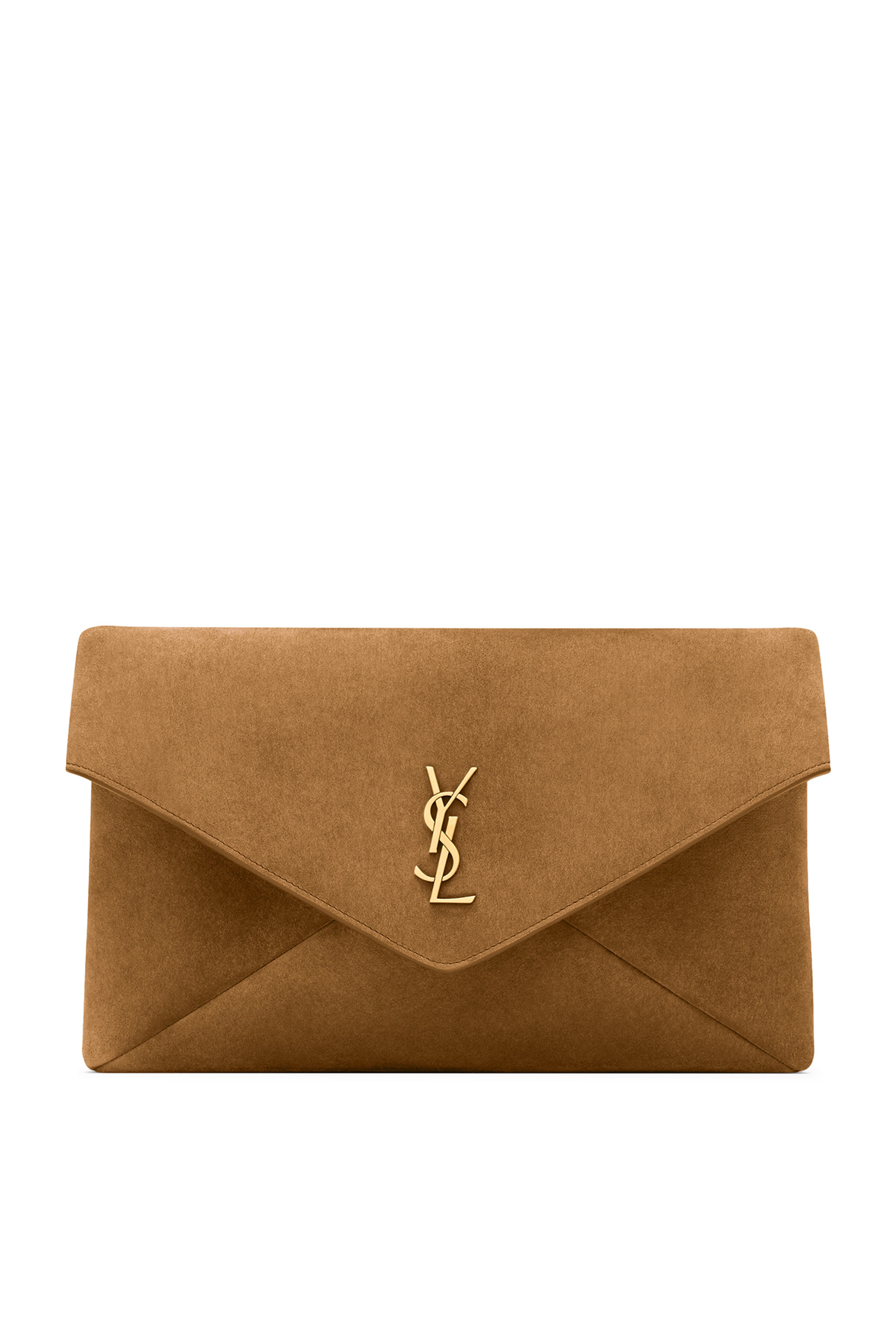 Cassandre Large Envelope Pouch in Suede