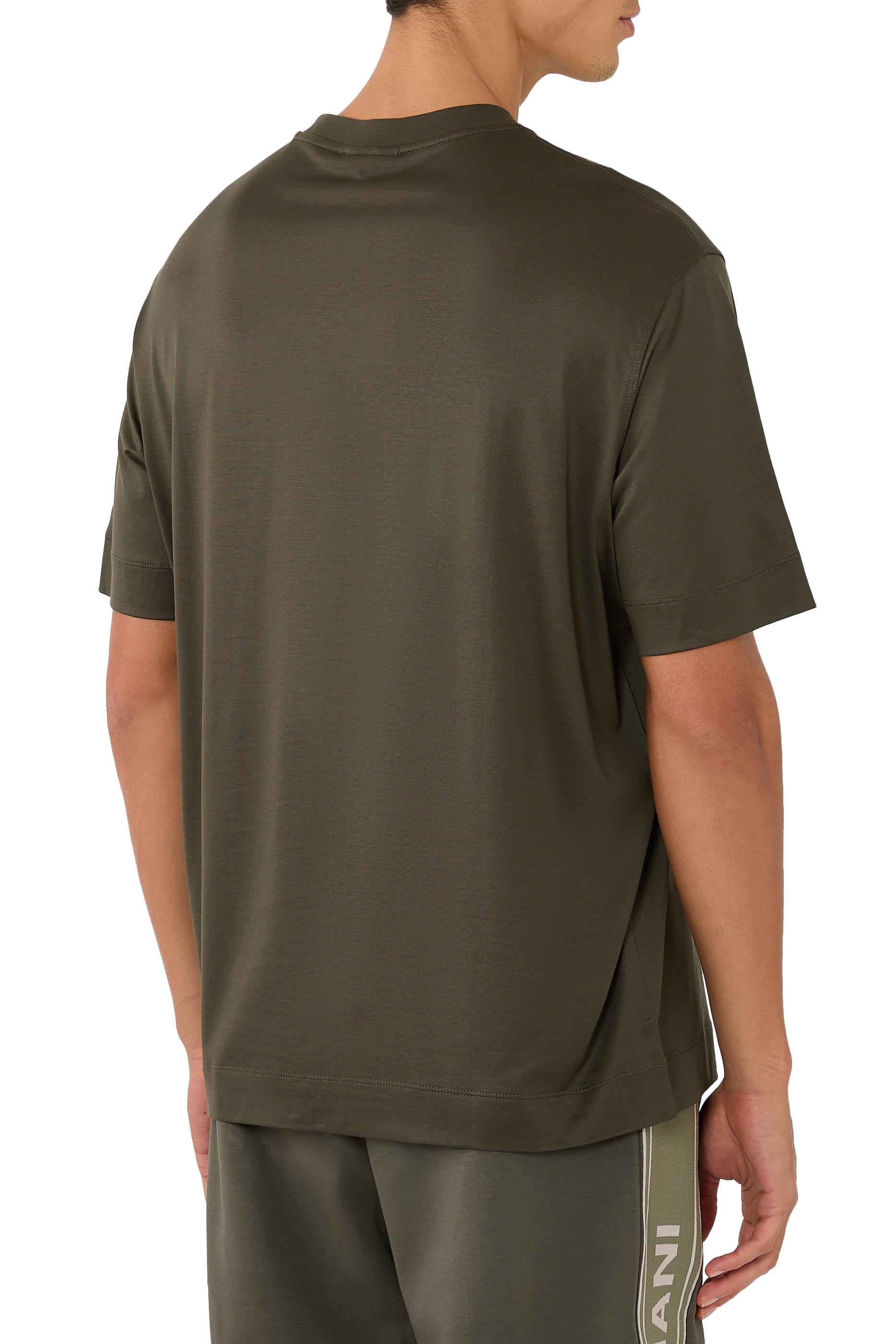 ASV Lyocell T-shirt with Vintage Logo Print 
