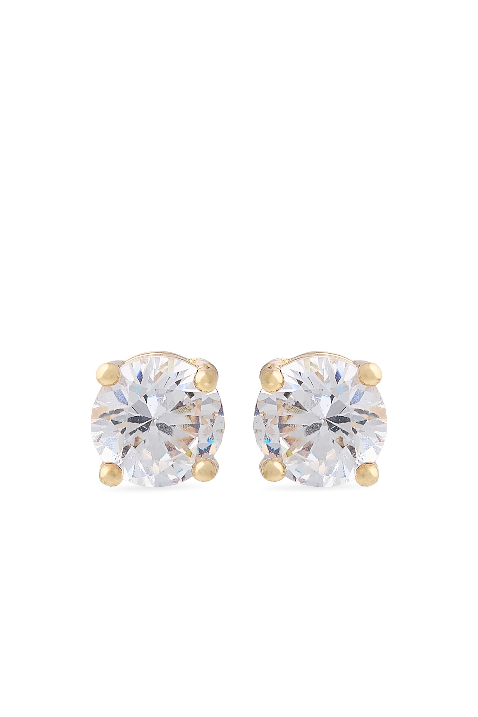 Round Prong Luxe Classic Earrings