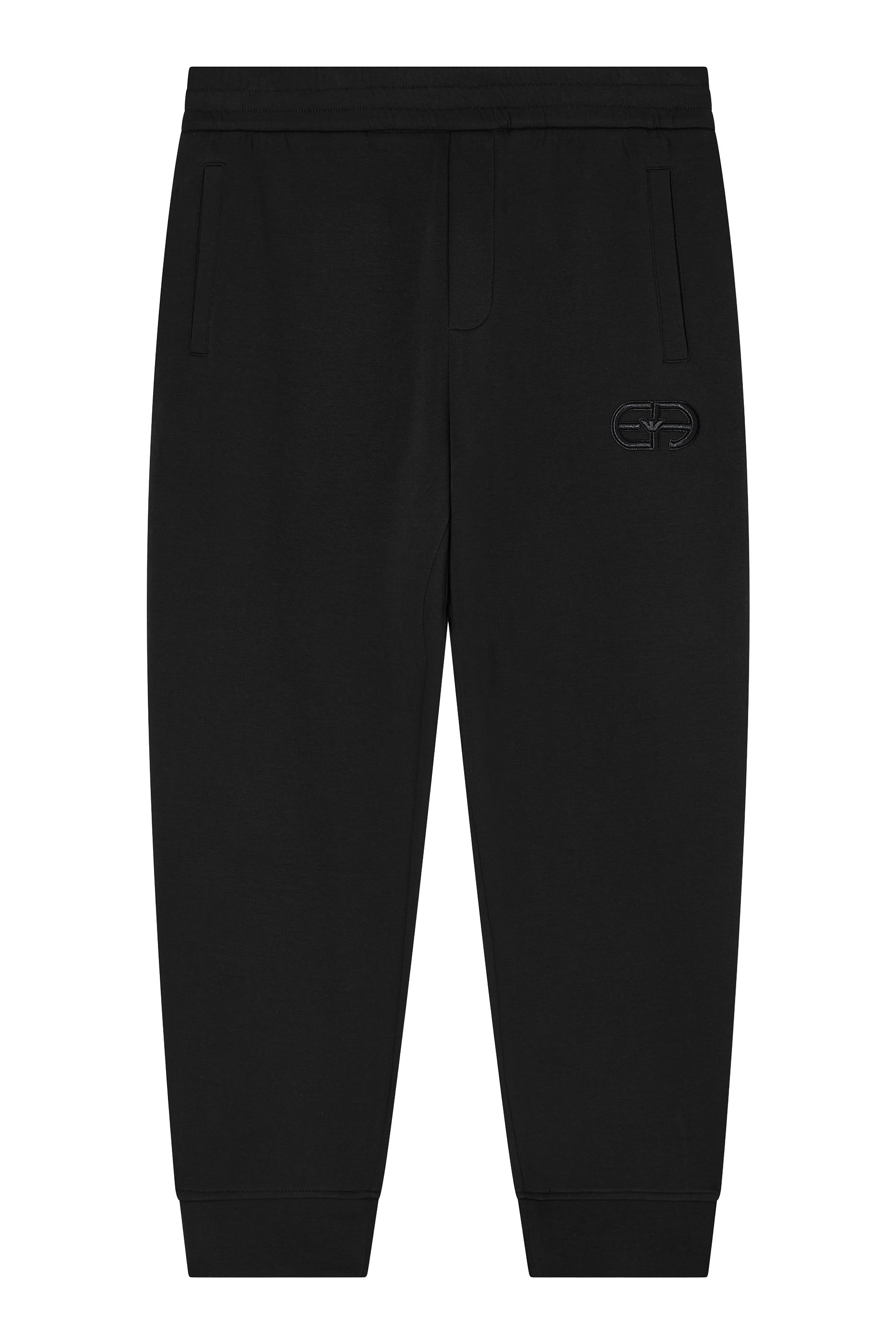 Embroidered EA Logo Double-Jersey Joggers