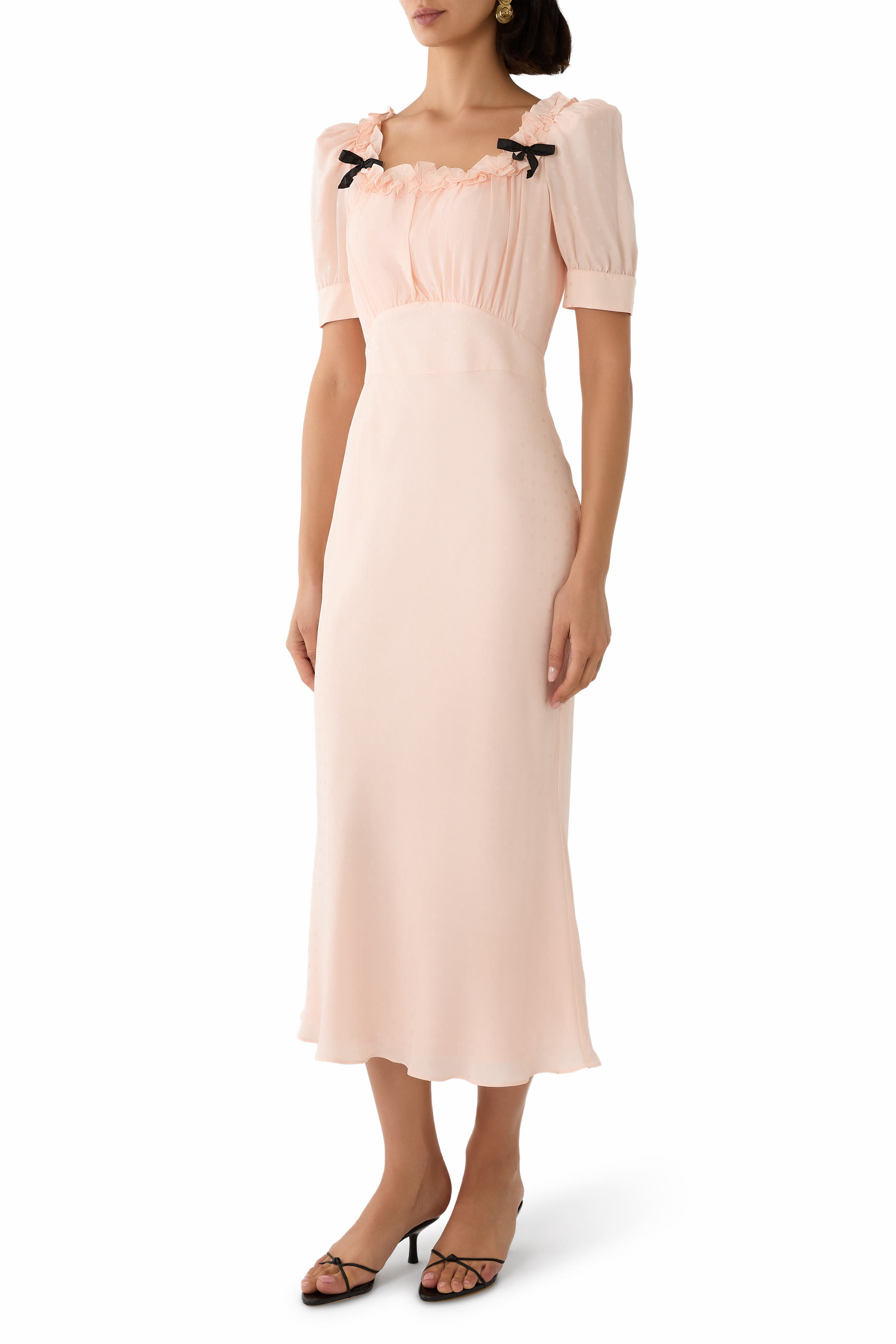 Silk Jacquard Dress 