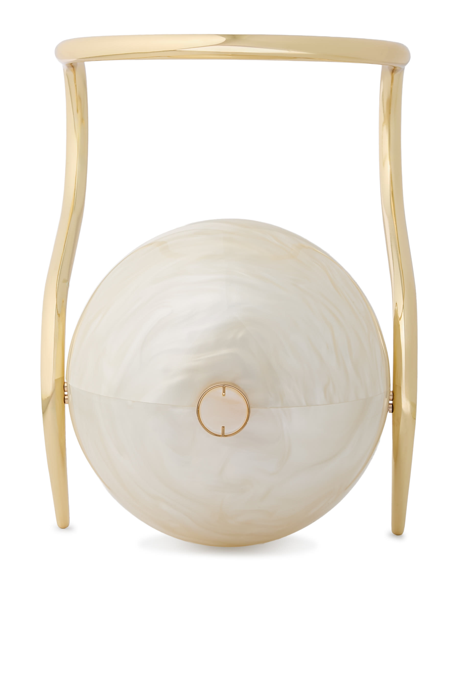 Pearl Top-Handle Clutch Bag