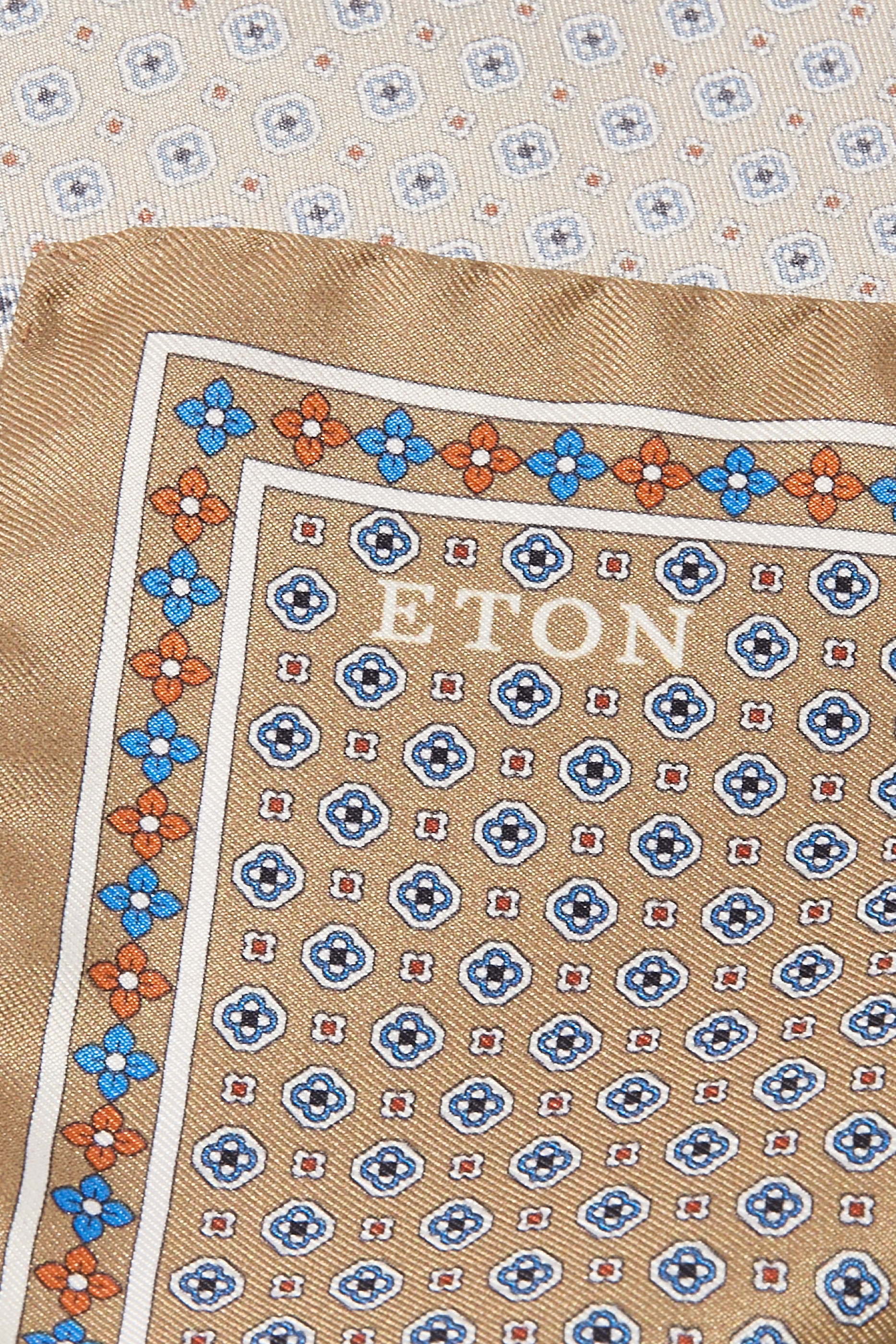Floral Silk Twill Pocket Square