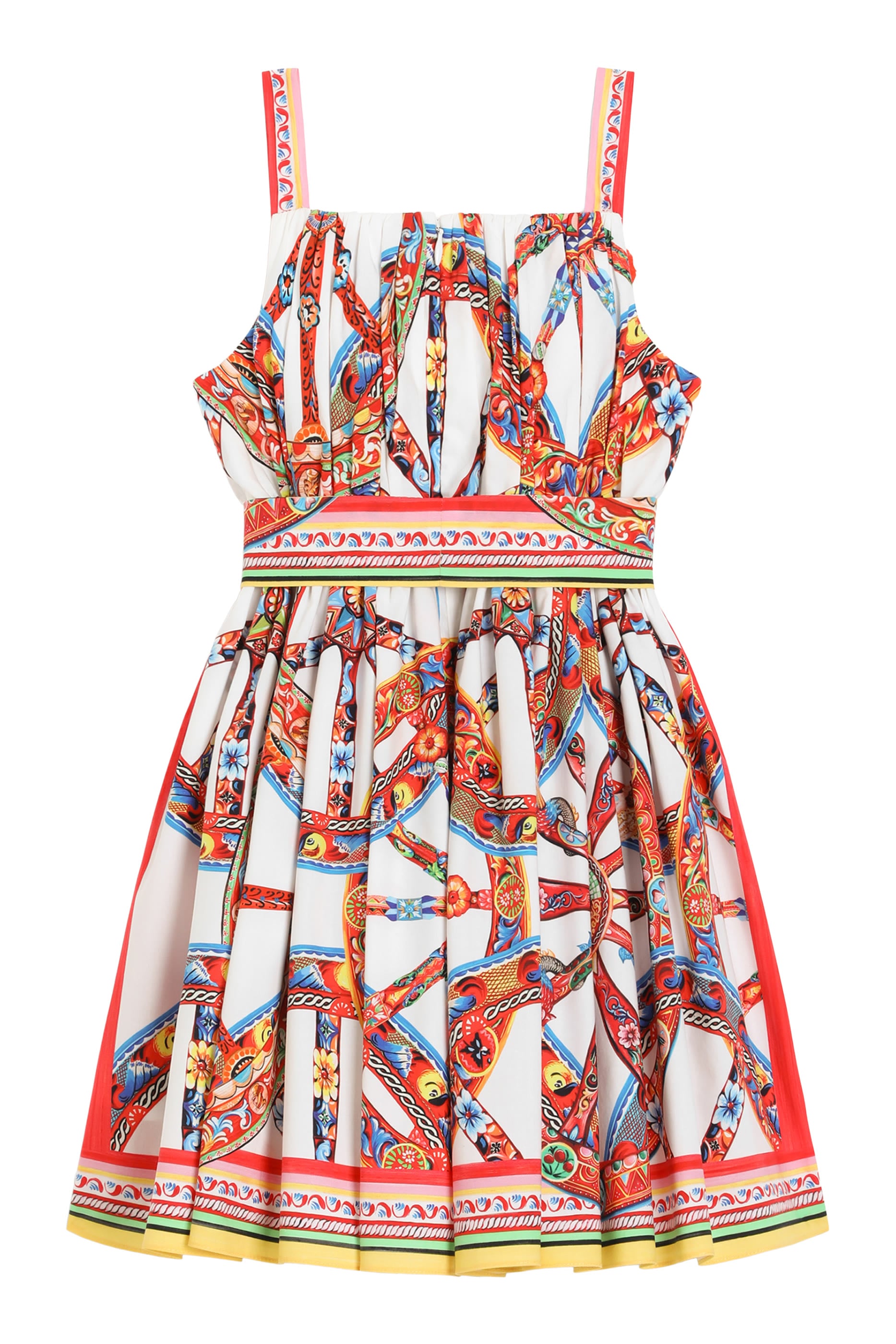 Kids Carretto-Print Dress