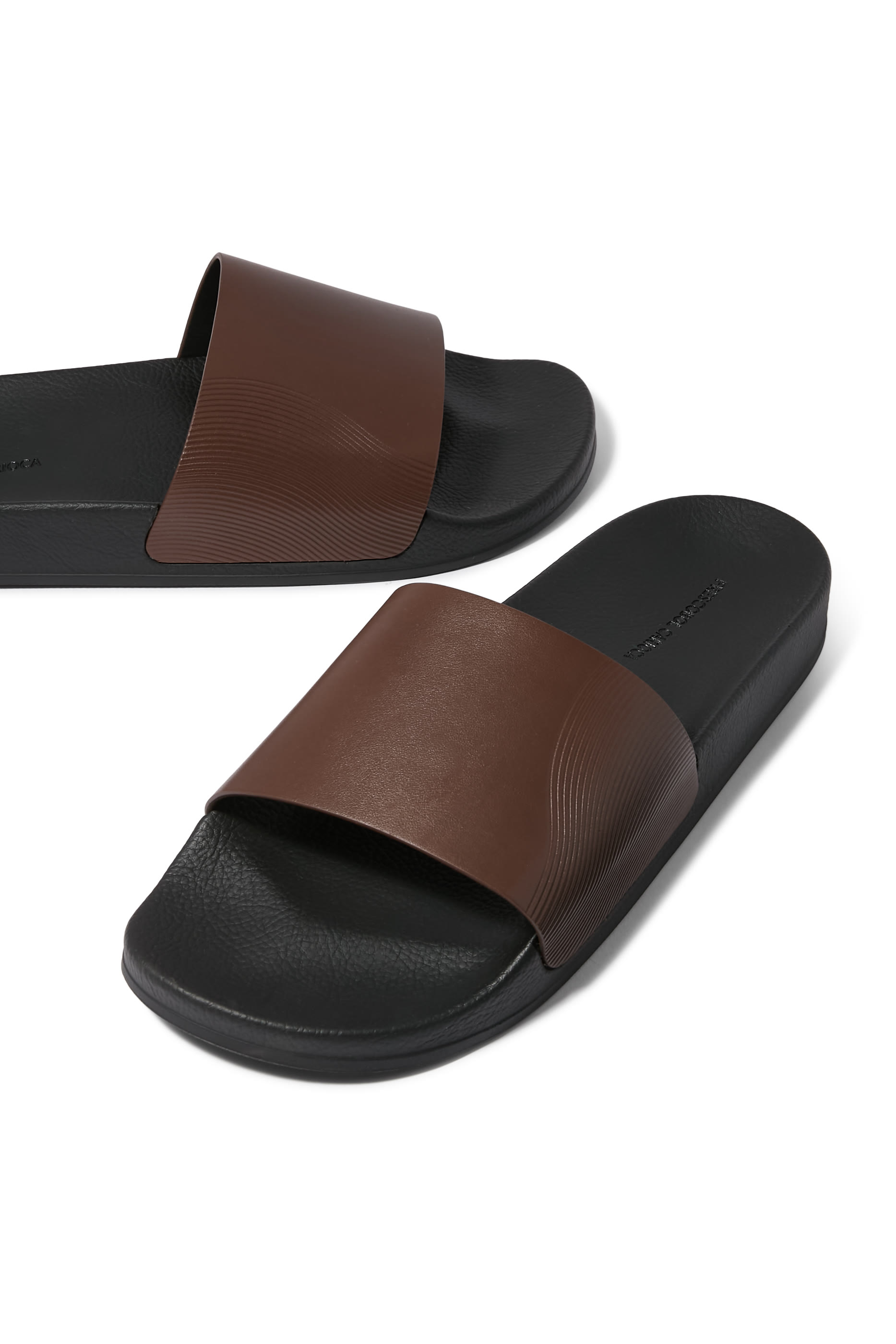 Humberto Leather Sliders