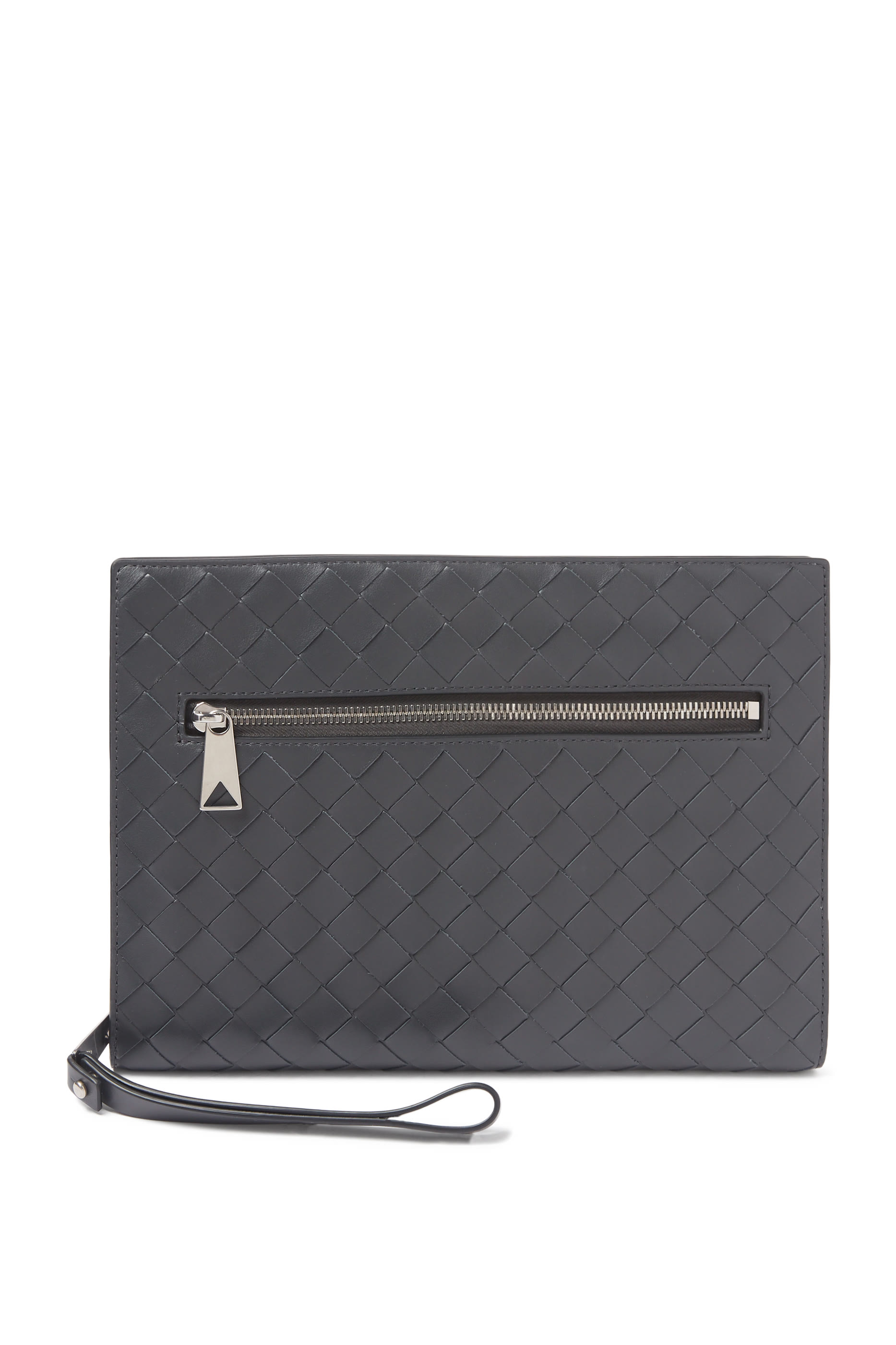Small Intrecciato Wristlet Document Case