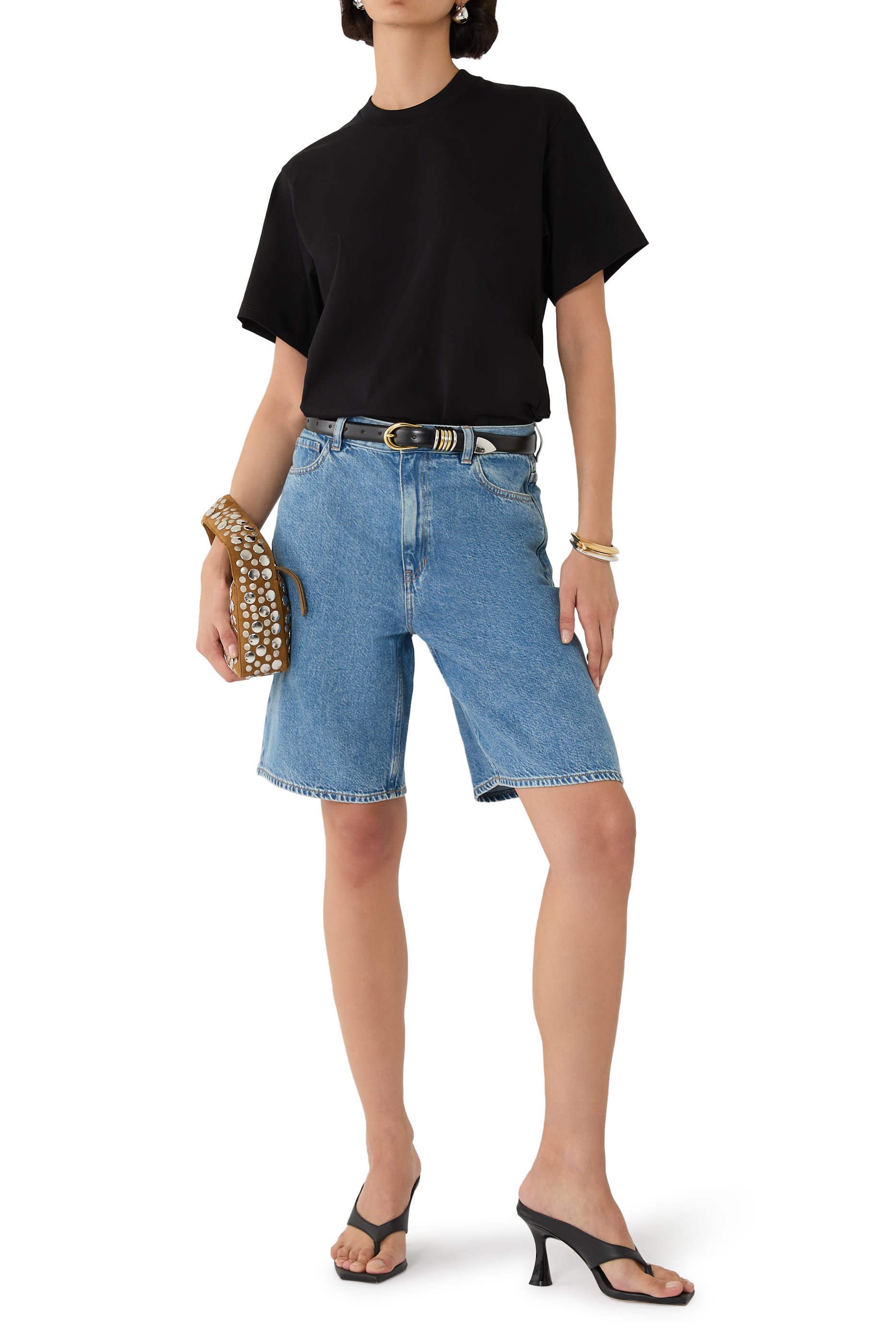 Relaxed Denim Shorts