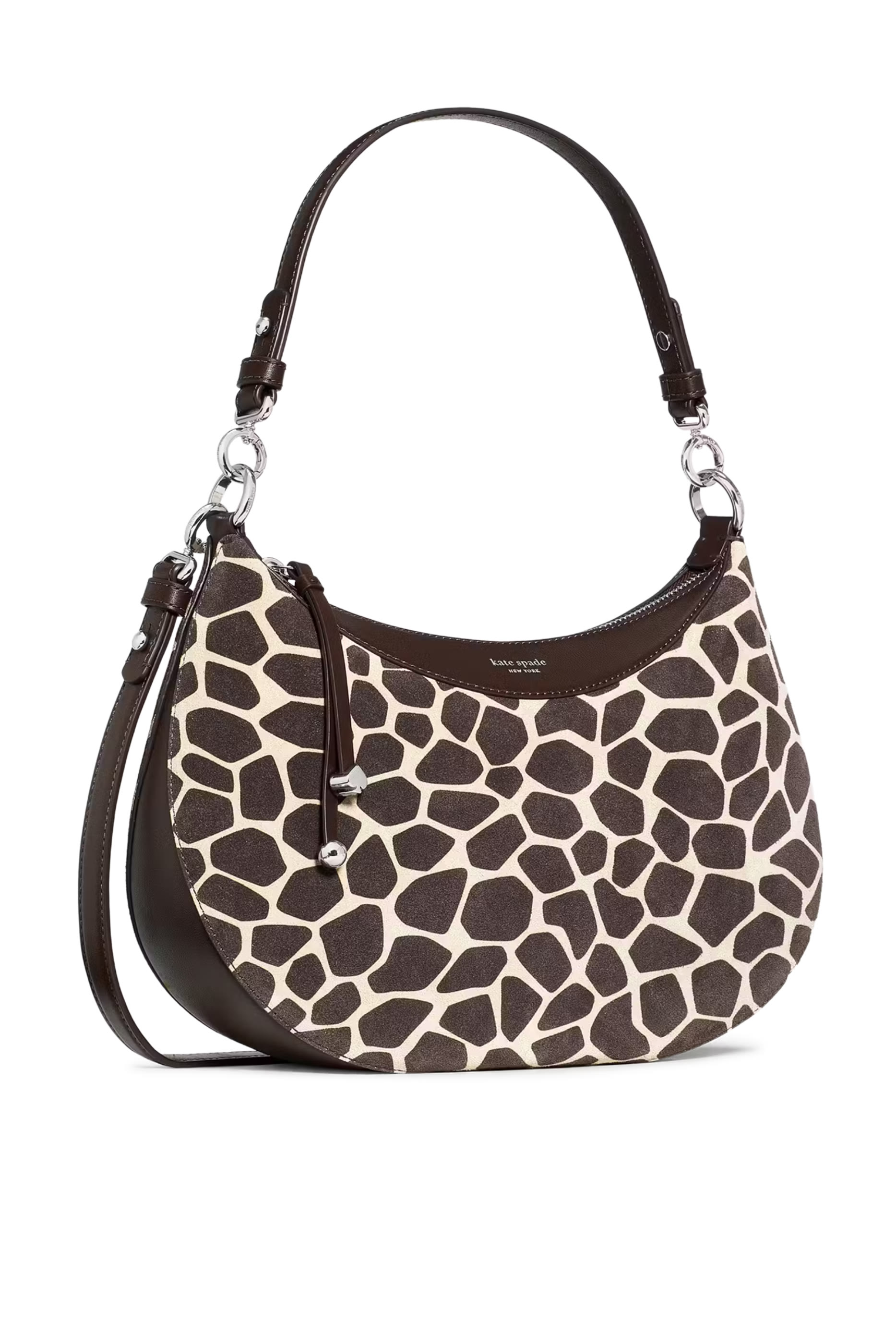 Liv Giraffe Suede Shoulder Bag