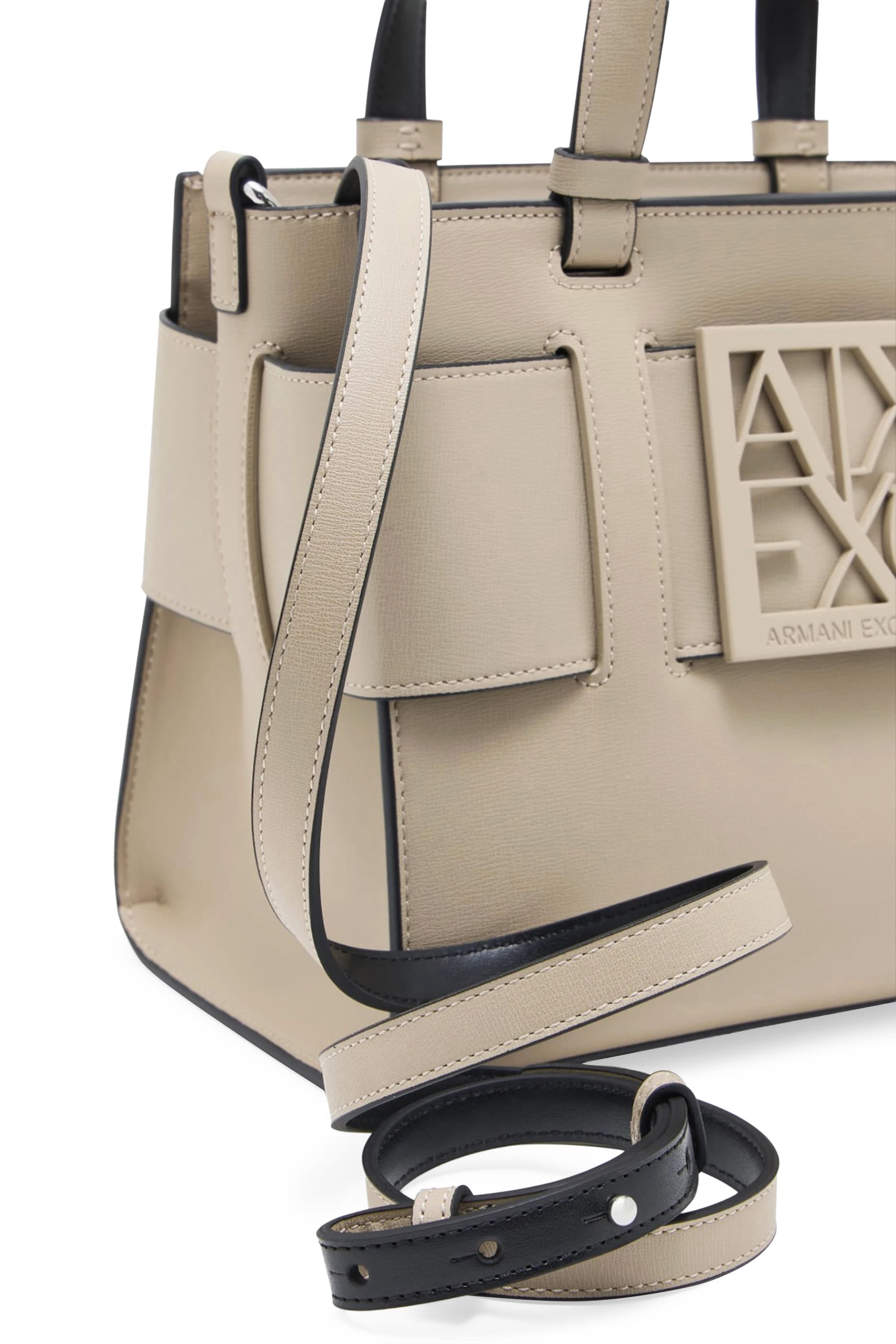  AX Plaque Medium Tote Bag 