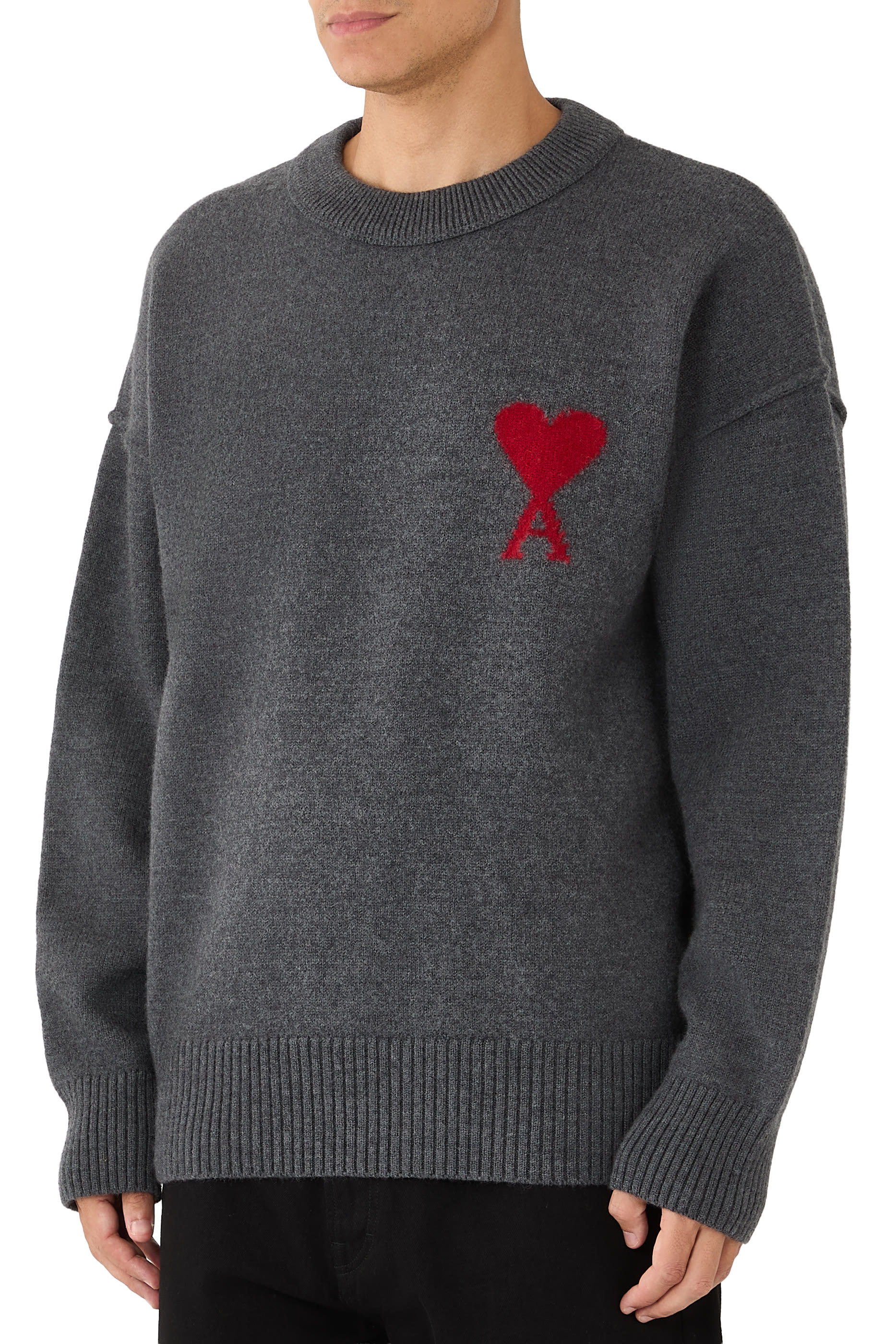 Crewneck Wool Sweater 
