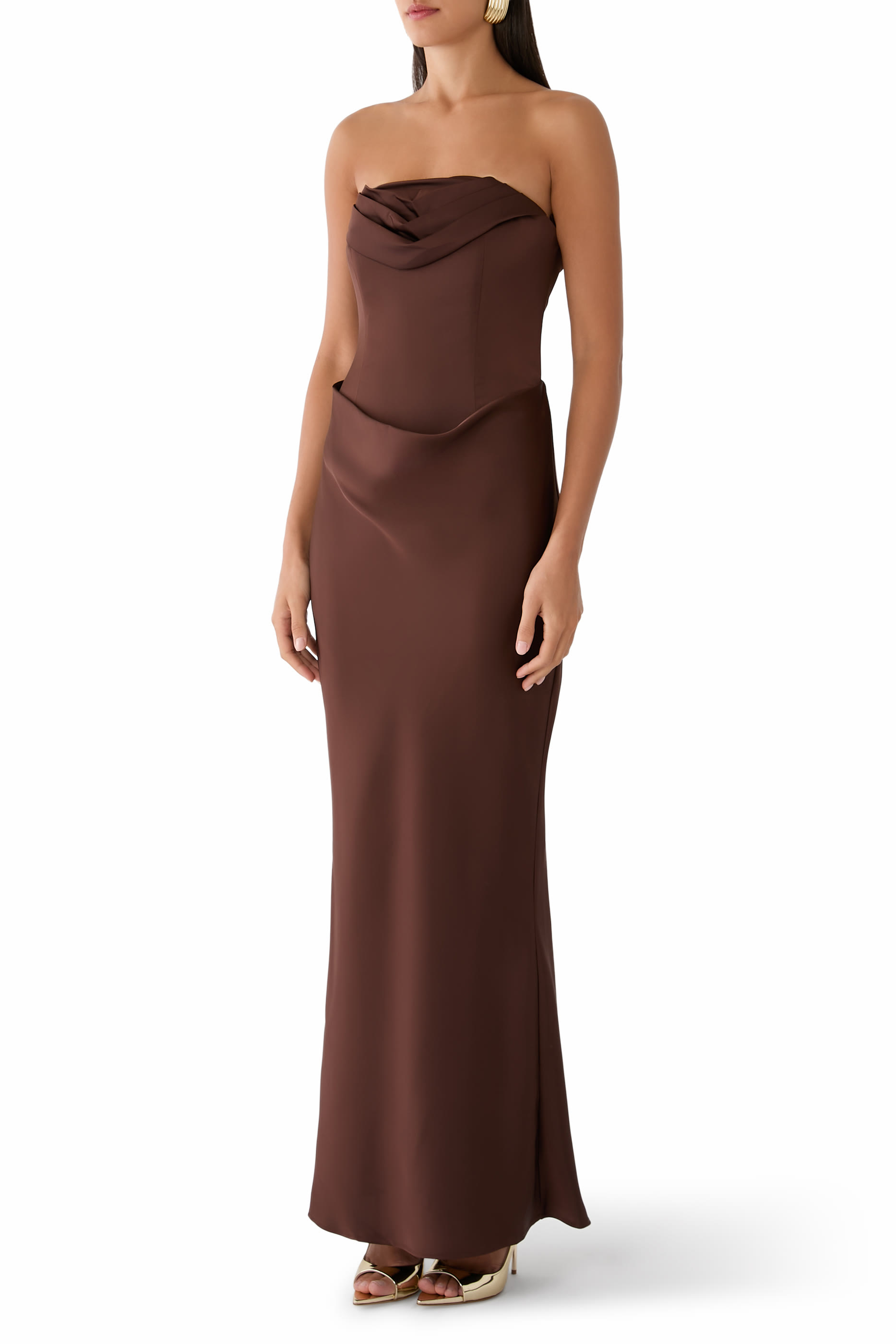 Corsage Maxi Dress