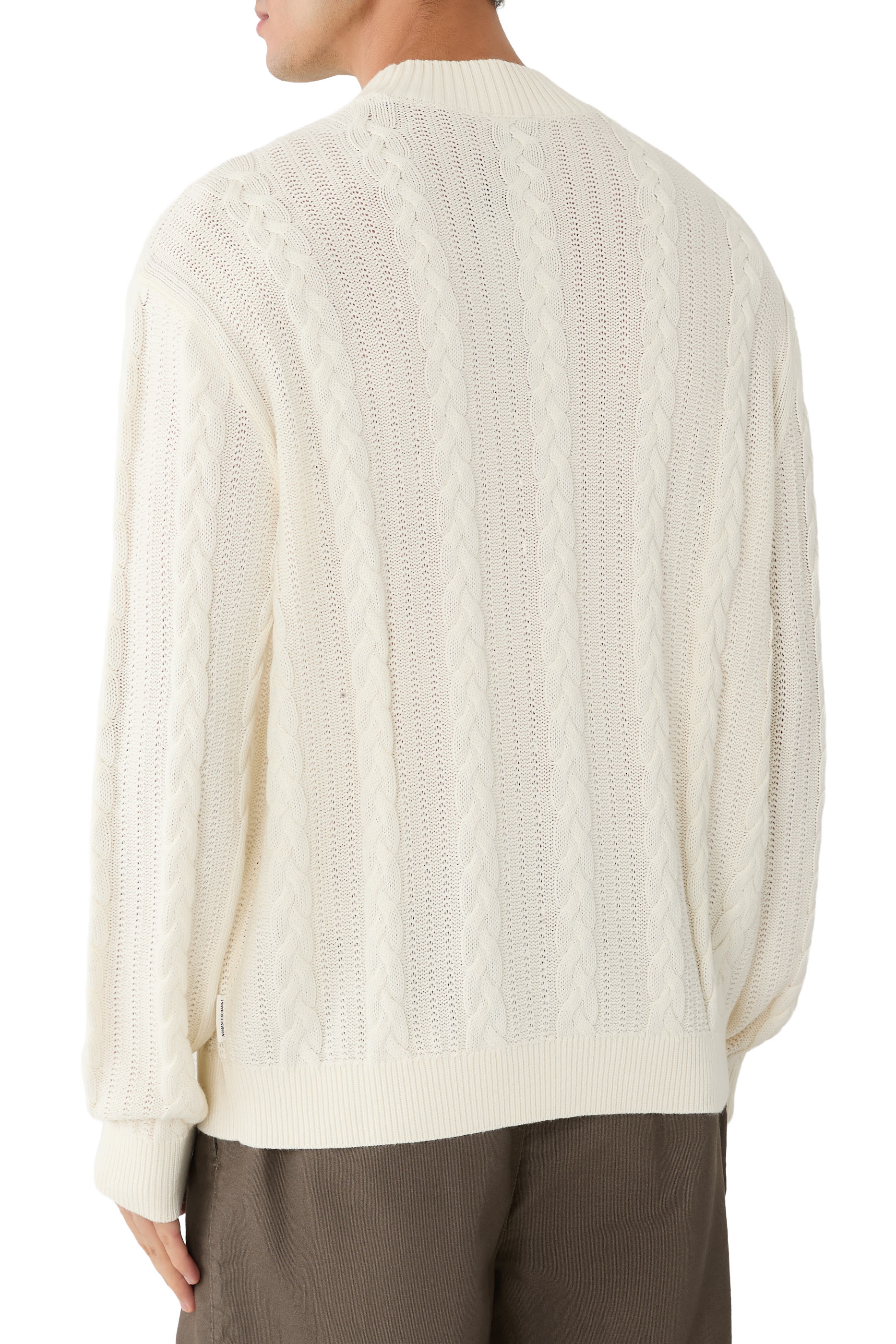 Cable-Knit Long Sleeves Pullover