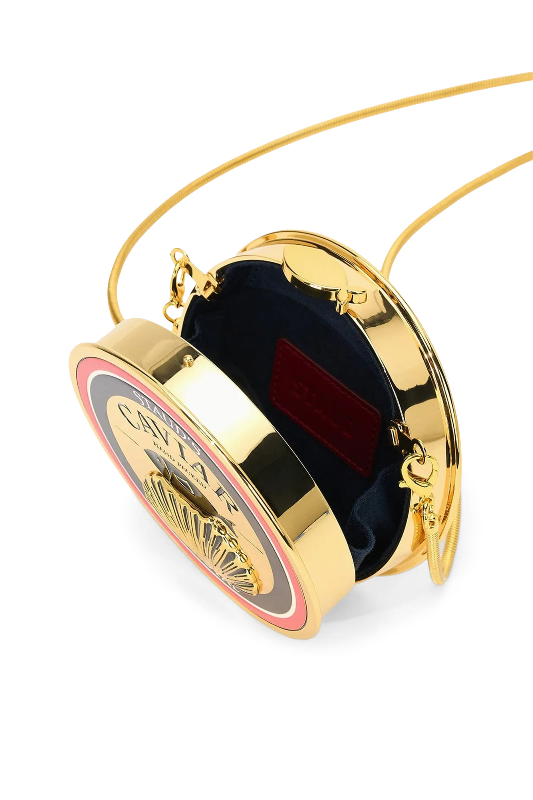 Caviar Metal Tin Clutch 