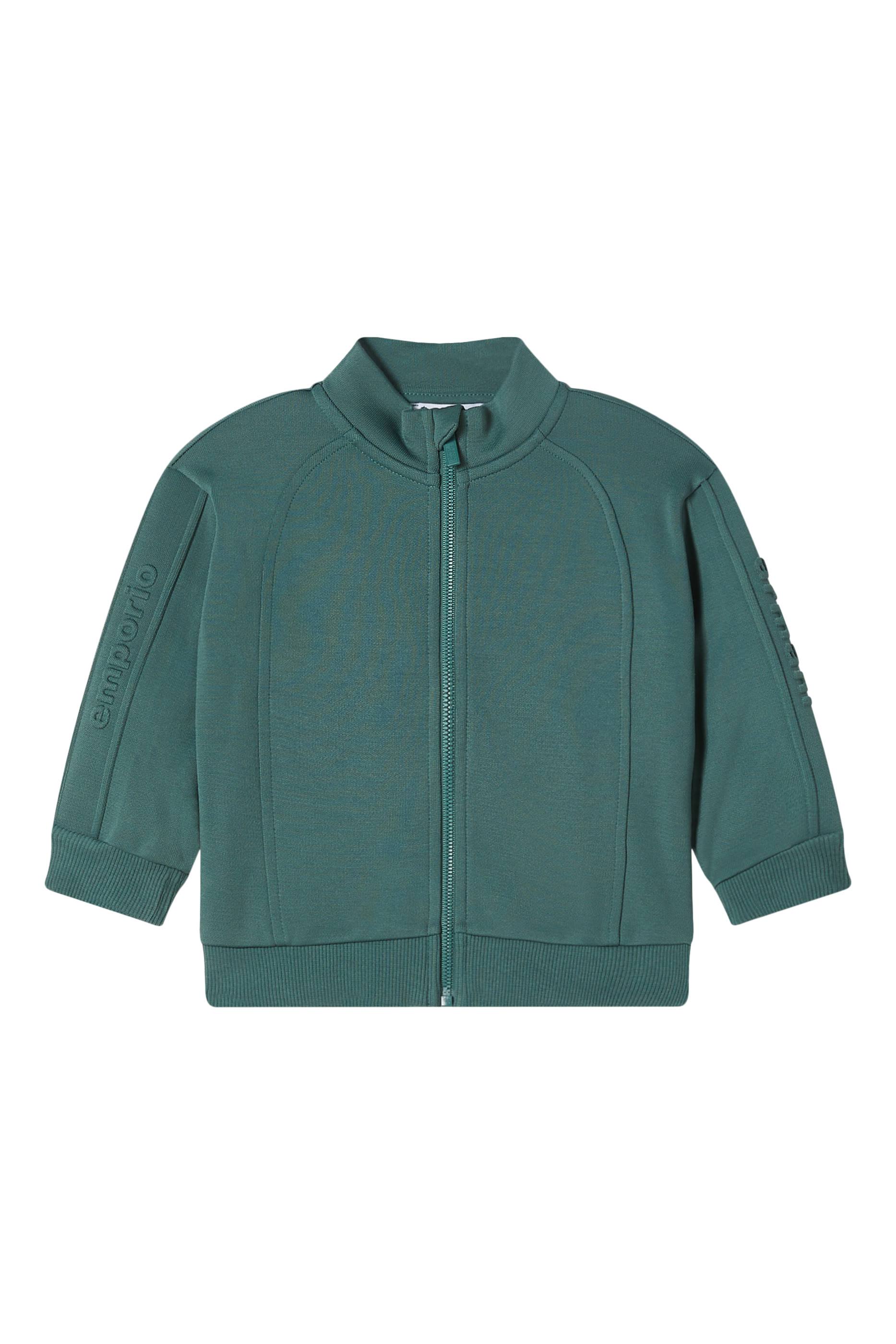Kids Interlock Zip-Up Sweatshirt