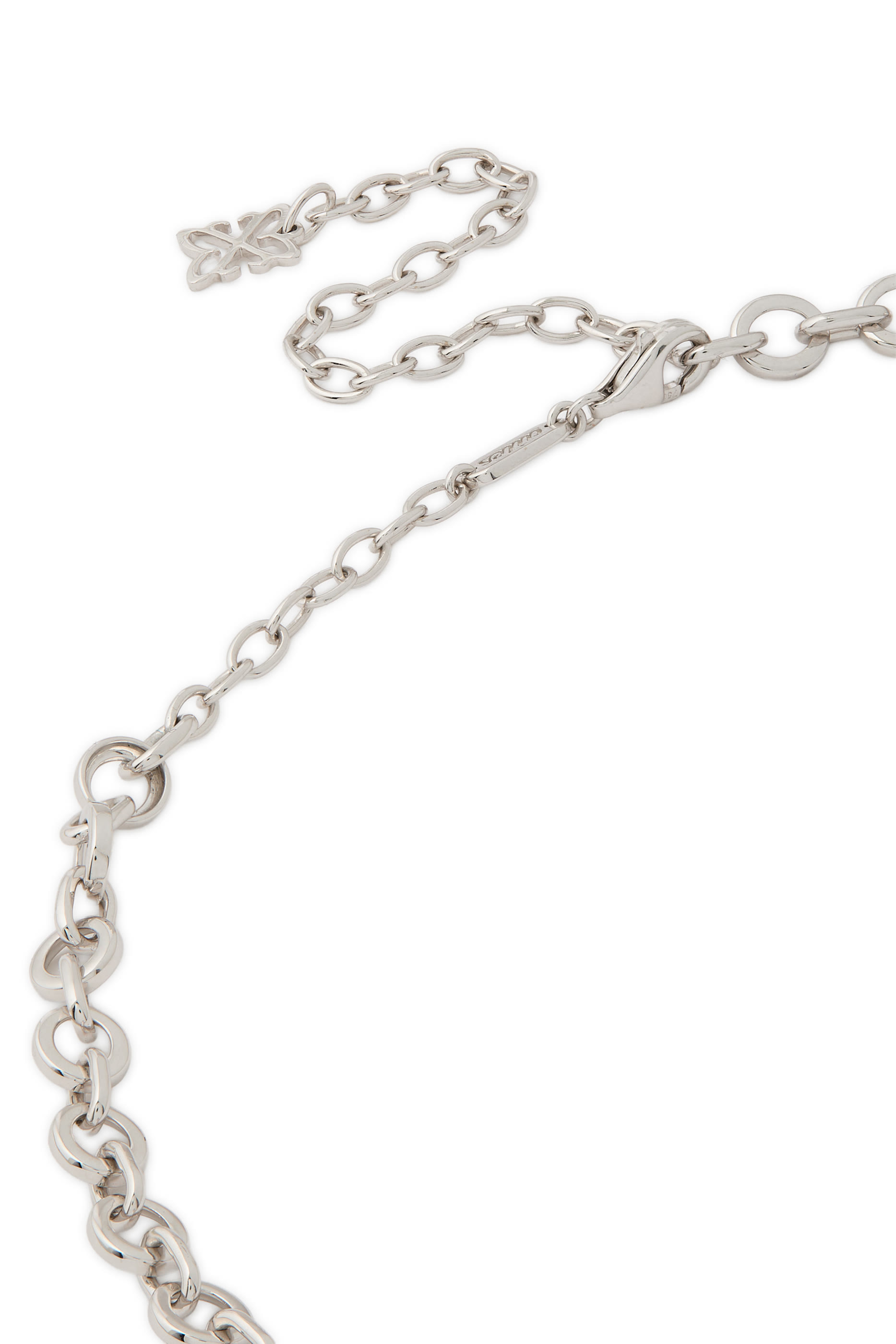 Chaines Necklace, 18K White Gold & Diamonds